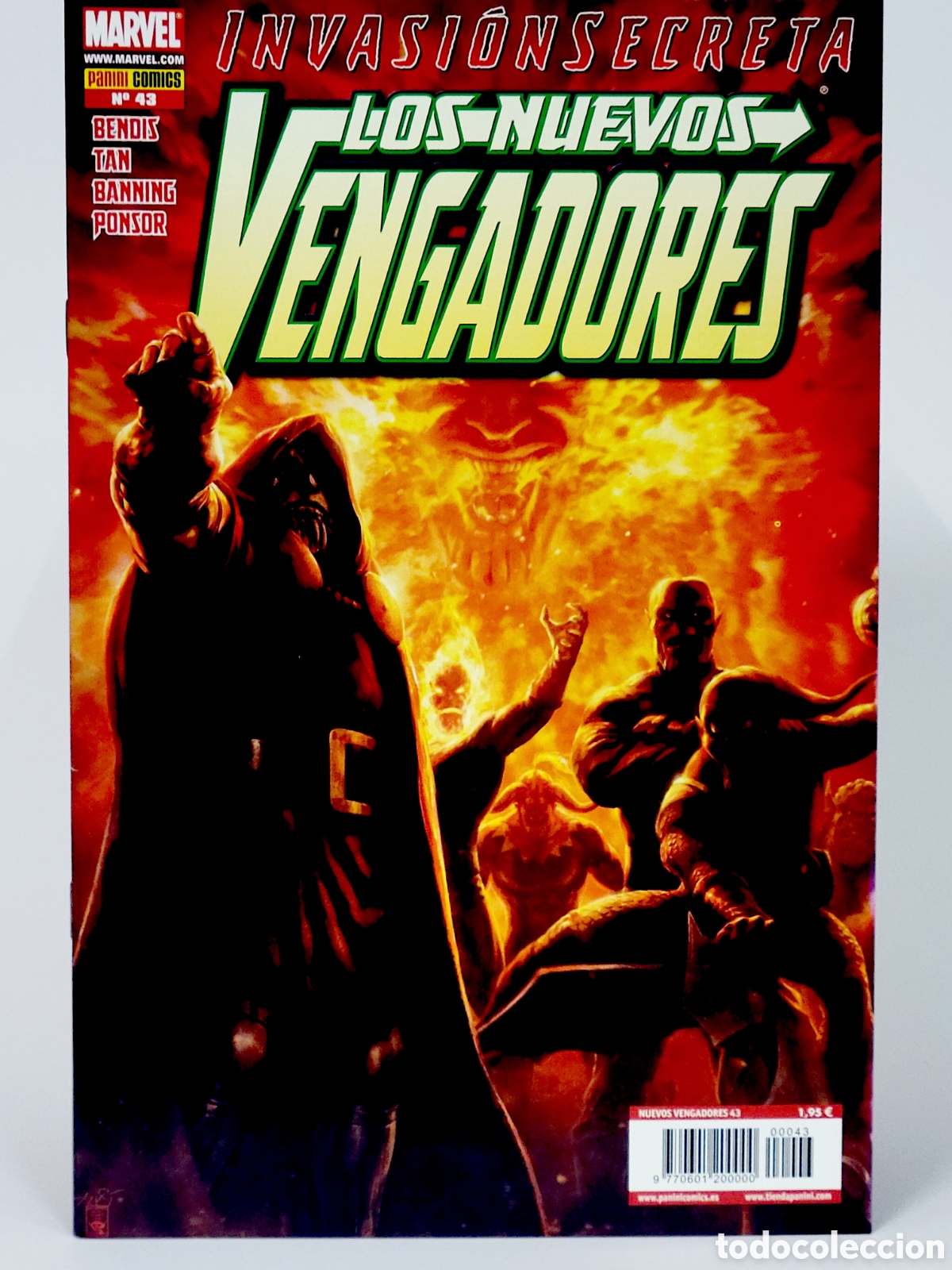 C&oacute;mics: C&Oacute;MIC LOS NUEVOS VENGADORES 43 INVASI&Oacute;N SECRETA PANINI MARVEL GRAPA DE KIOSCO