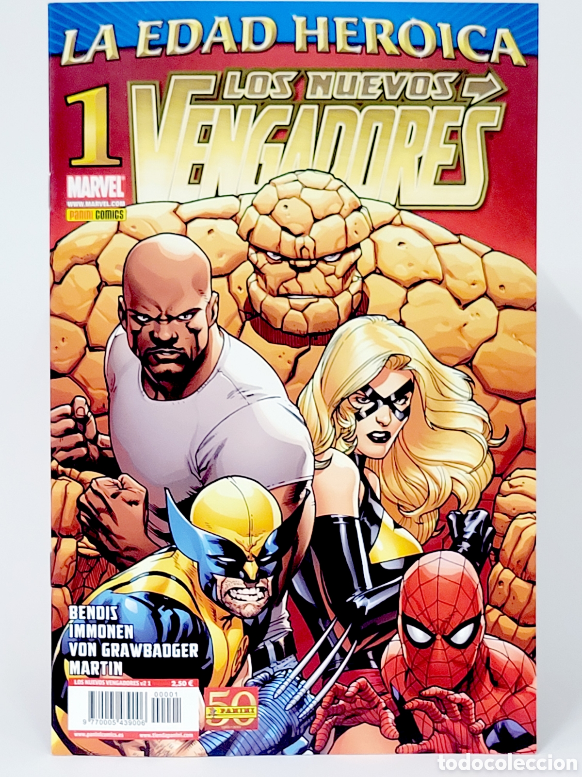 C&oacute;mics: C&Oacute;MIC LOS NUEVOS VENGADORES 1 VOL.2 LA EDAD HEROICA PANINI VOLUMEN MARVEL GRAPA DE KIOSCO