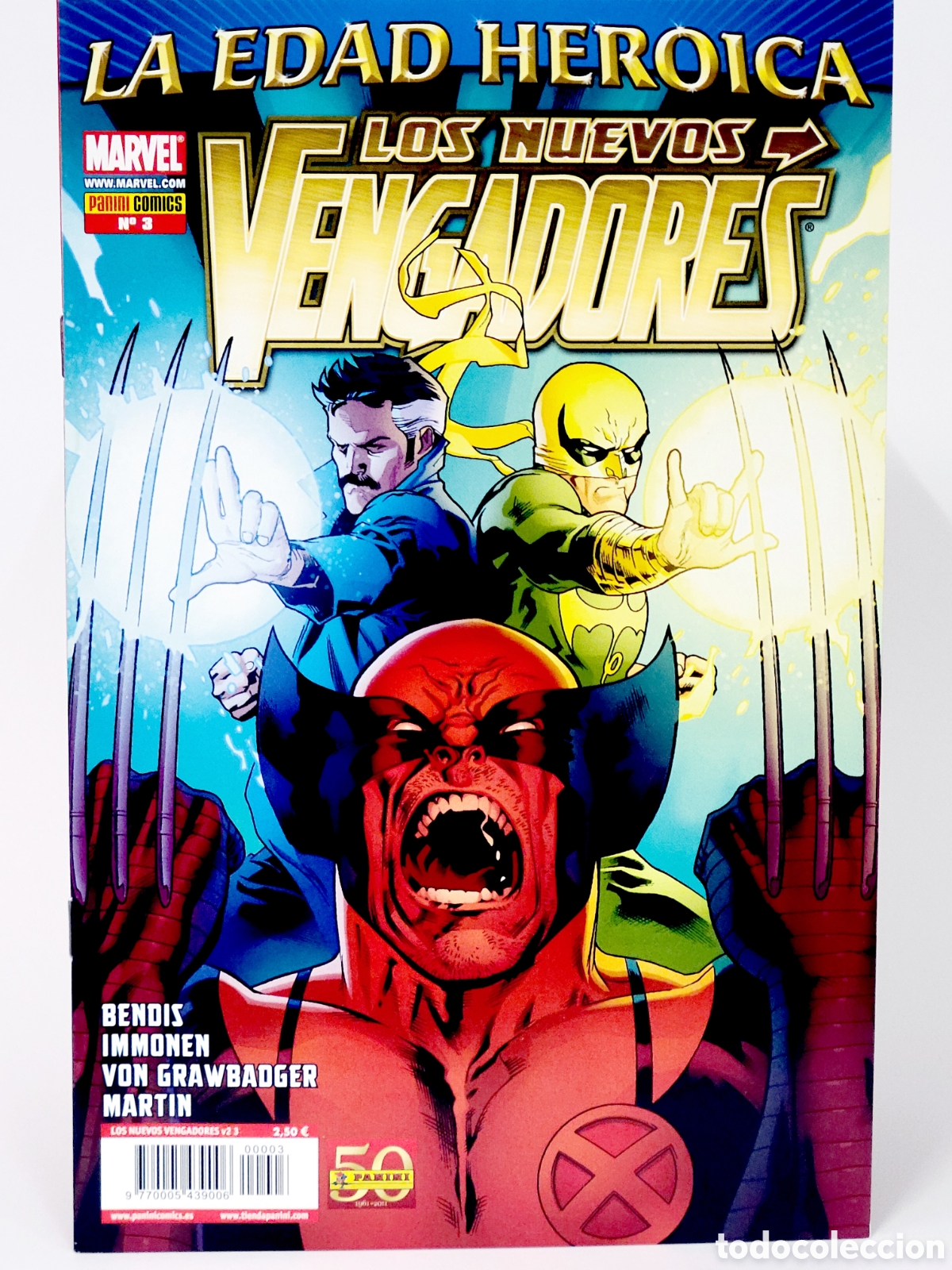 C&oacute;mics: C&Oacute;MIC LOS NUEVOS VENGADORES 3 VOL.2 LA EDAD HEROICA PANINI VOLUMEN MARVEL GRAPA DE KIOSCO