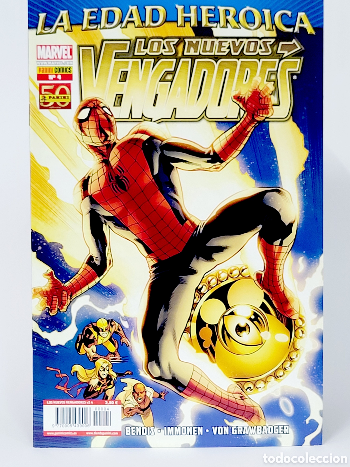 C&oacute;mics: C&Oacute;MIC LOS NUEVOS VENGADORES 4 VOL.2 LA EDAD HEROICA PANINI VOLUMEN MARVEL GRAPA DE KIOSCO