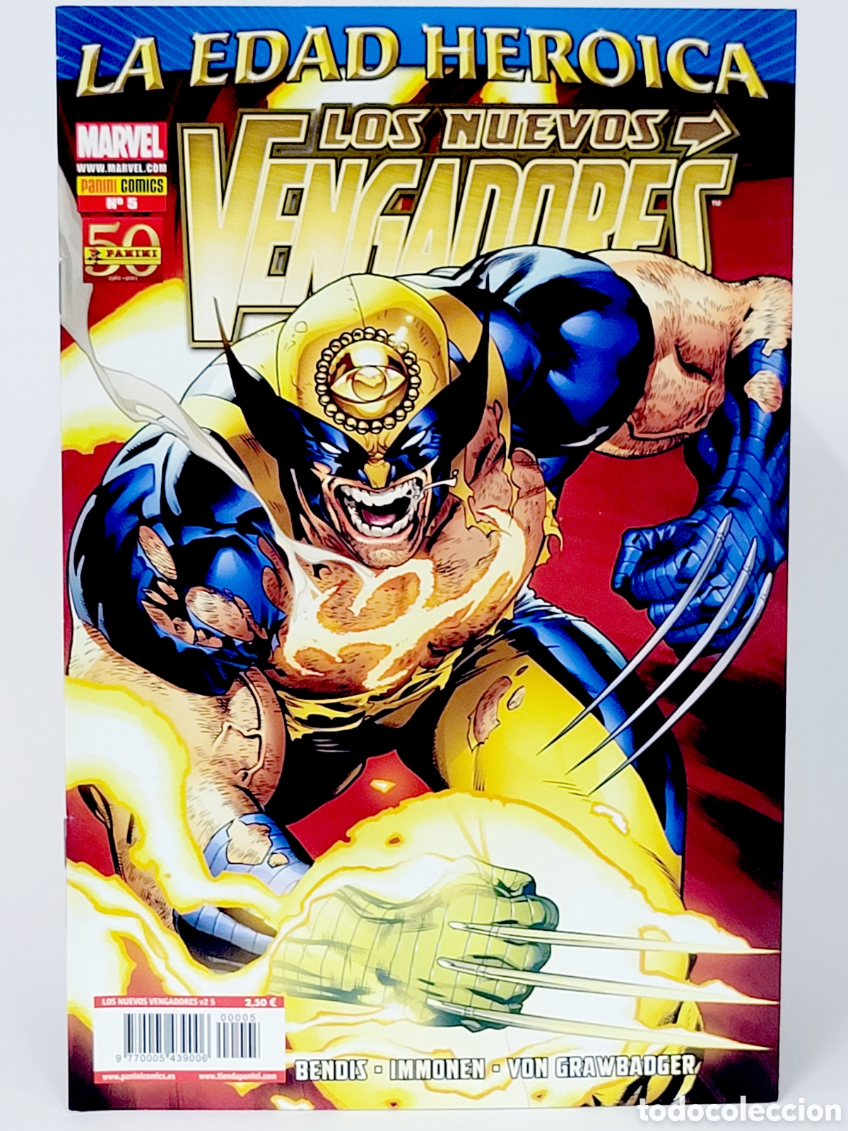 C&oacute;mics: C&Oacute;MIC LOS NUEVOS VENGADORES 5 VOL.2 LA EDAD HEROICA PANINI VOLUMEN MARVEL GRAPA DE KIOSCO