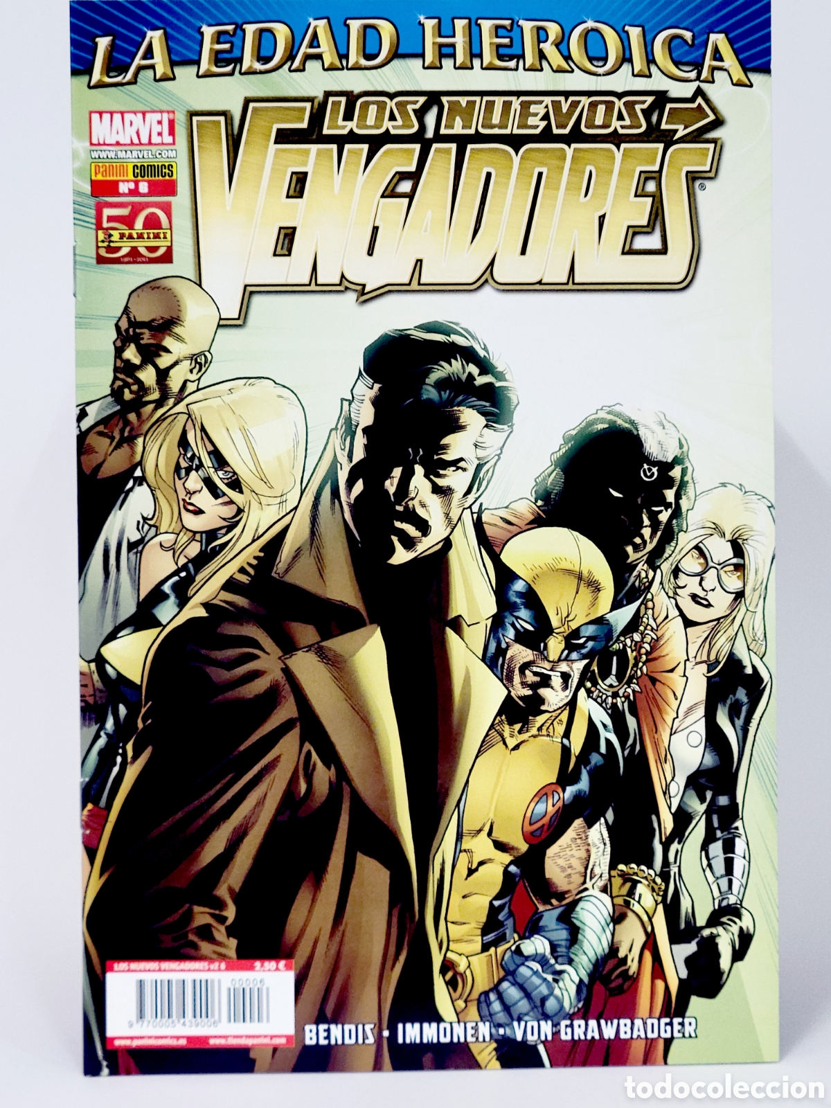 C&oacute;mics: C&Oacute;MIC LOS NUEVOS VENGADORES 6 VOL.2 LA EDAD HEROICA PANINI VOLUMEN MARVEL GRAPA DE KIOSCO
