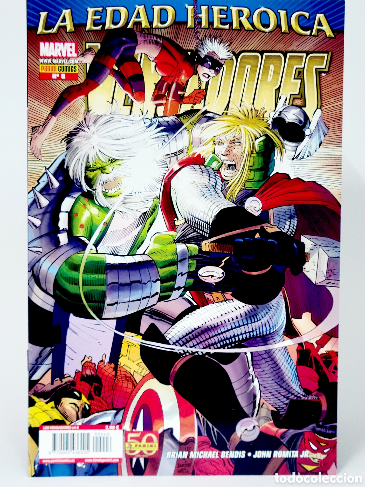 C&oacute;mics: C&Oacute;MIC LOS VENGADORES 6 VOL.4 LA EDAD HEROICA PANINI VOLUMEN MARVEL GRAPA DE KIOSCO