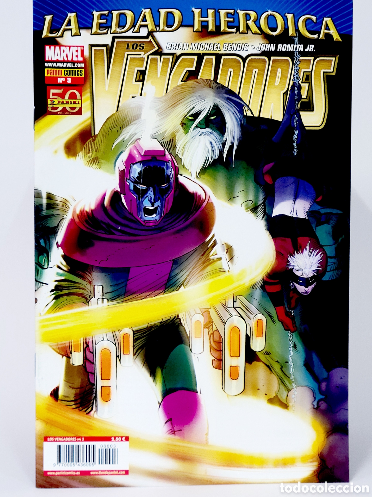 C&oacute;mics: C&Oacute;MIC LOS VENGADORES 3 VOL.4 LA EDAD HEROICA PANINI VOLUMEN MARVEL GRAPA DE KIOSCO