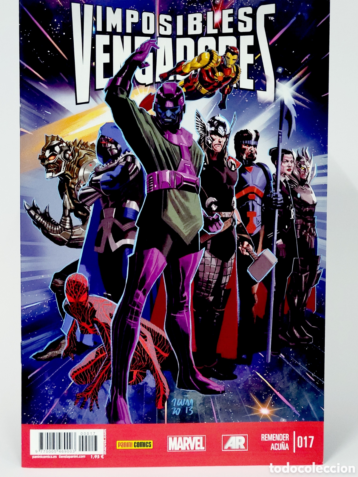 C&oacute;mics: C&Oacute;MIC IMPOSIBLES VENGADORES 17 MARVEL NOW PANINI MARVEL GRAPA DE KIOSCO