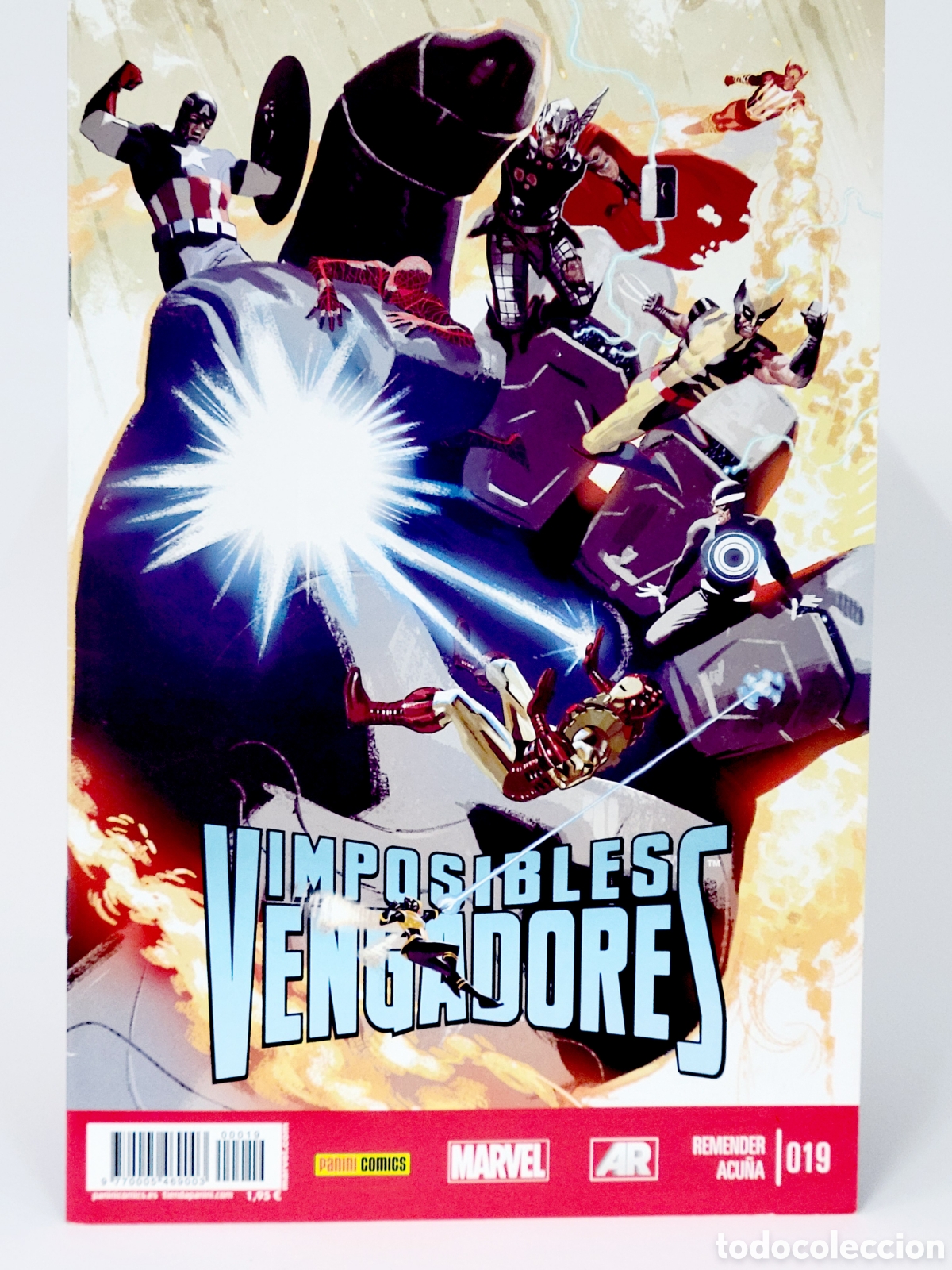 C&oacute;mics: C&Oacute;MIC IMPOSIBLES VENGADORES 19 MARVEL NOW PANINI MARVEL GRAPA DE KIOSCO - Foto 1