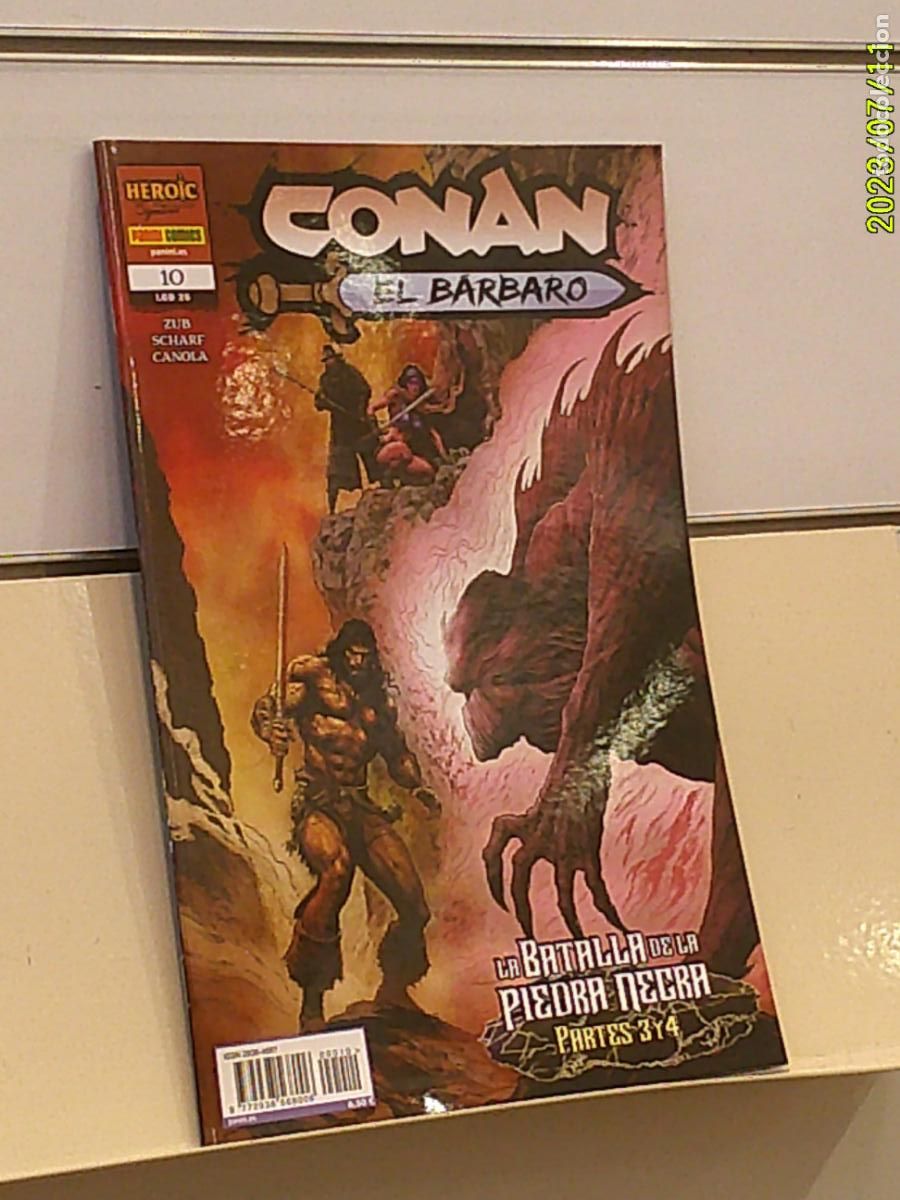 C&oacute;mics: CONAN EL BARBARO N&ordm; 10-26 LA BATALLA DE LA PIEDRA NEGRA PARTES 3 Y 4 HEROIC SIGNATURES - PANINI