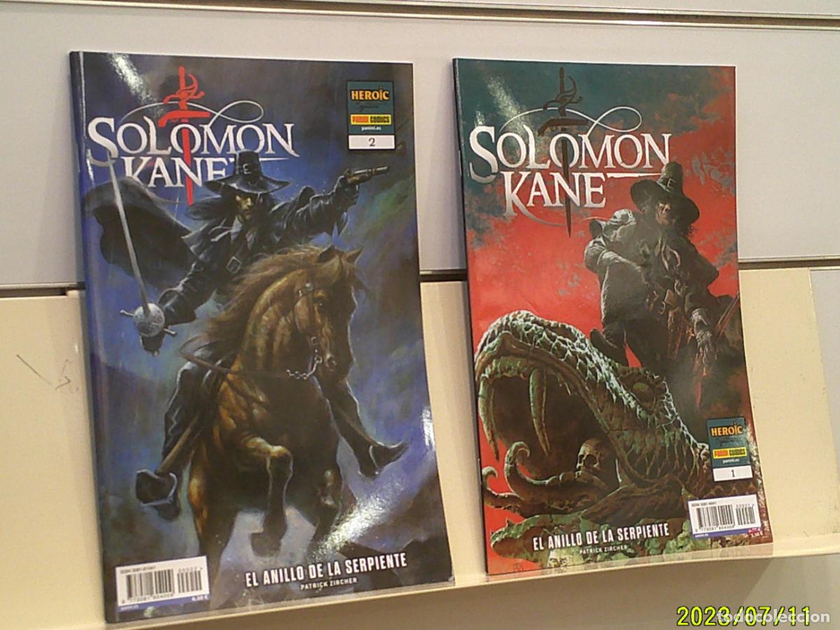 C&oacute;mics: SOLOMON KANE EL ANILLO DE LA SERPIENTE COMPLETA 2 NUMEROS HEROIC SIGNATURES - PANINI