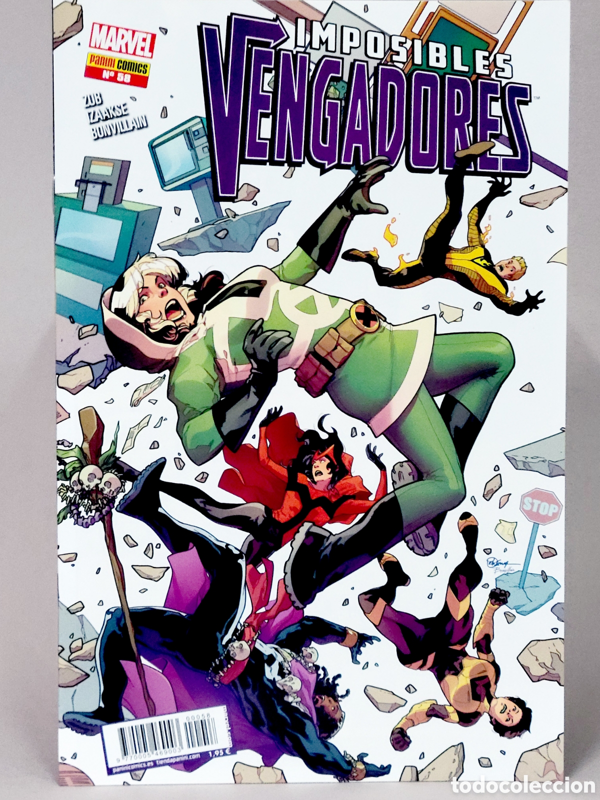 C&oacute;mics: C&Oacute;MIC IMPOSIBLES VENGADORES 58 PANINI MARVEL GRAPA DE KIOSCO - Foto 1