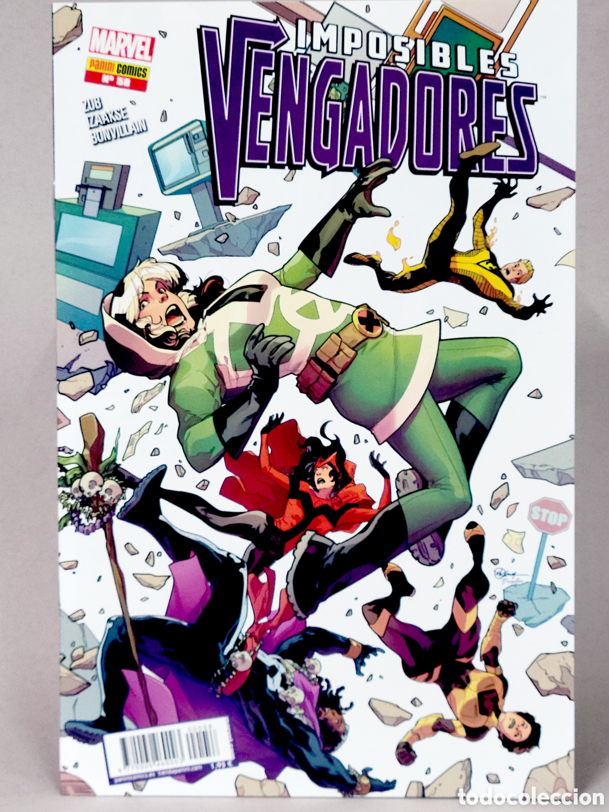 C&oacute;mics: C&Oacute;MIC IMPOSIBLES VENGADORES 58 PANINI MARVEL GRAPA DE KIOSCO