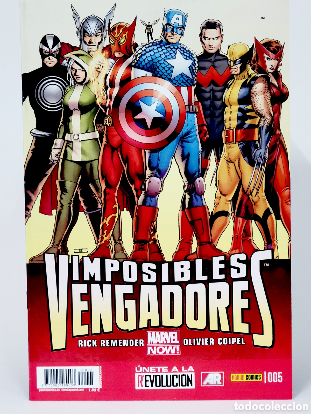 C&oacute;mics: C&Oacute;MIC IMPOSIBLES VENGADORES 5 MARVEL NOW PANINI MARVEL GRAPA DE KIOSCO - Foto 1