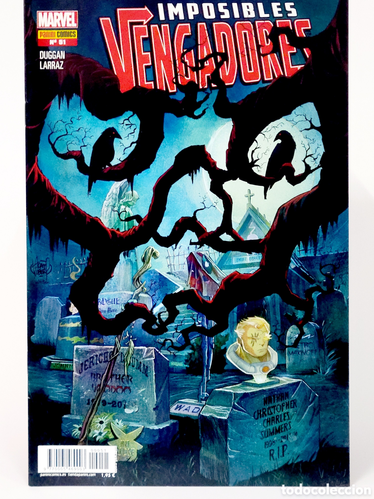 C&oacute;mics: C&Oacute;MIC IMPOSIBLES VENGADORES 51 PANINI MARVEL GRAPA DE KIOSCO