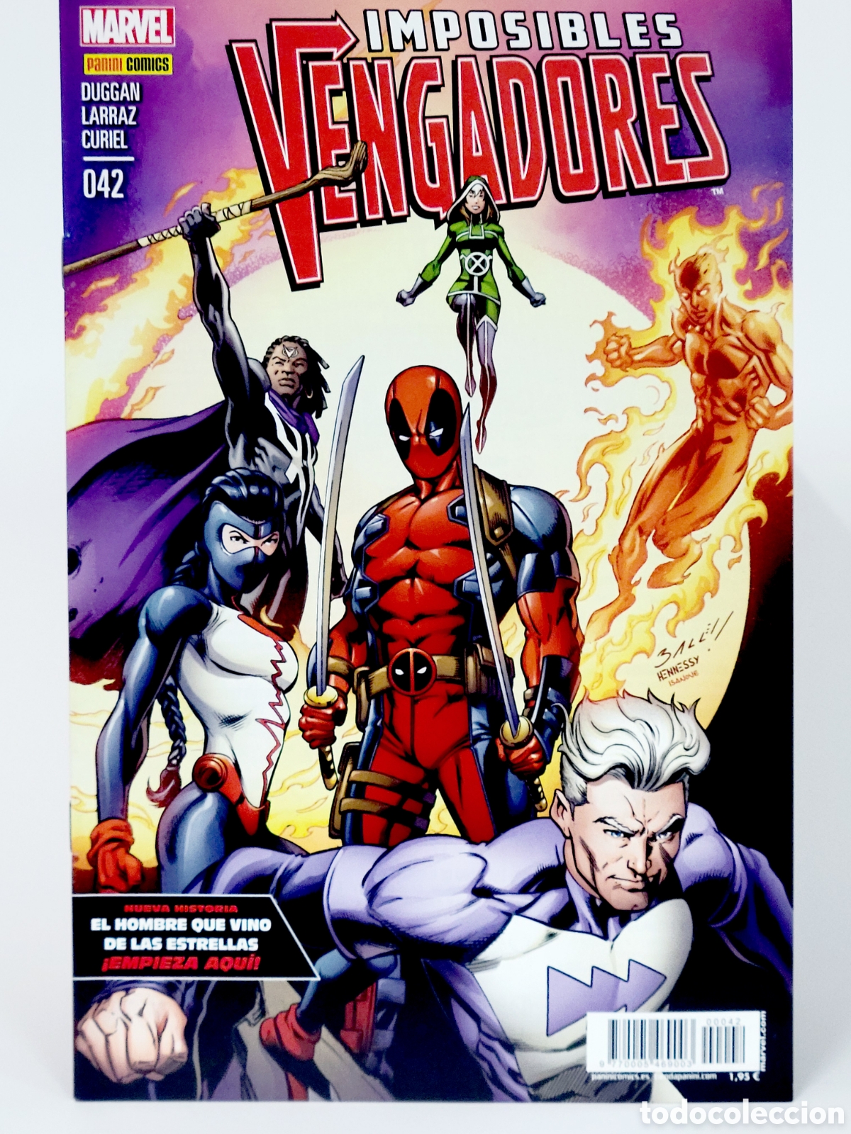 C&oacute;mics: C&Oacute;MIC IMPOSIBLES VENGADORES 42 PANINI MARVEL GRAPA DE KIOSCO