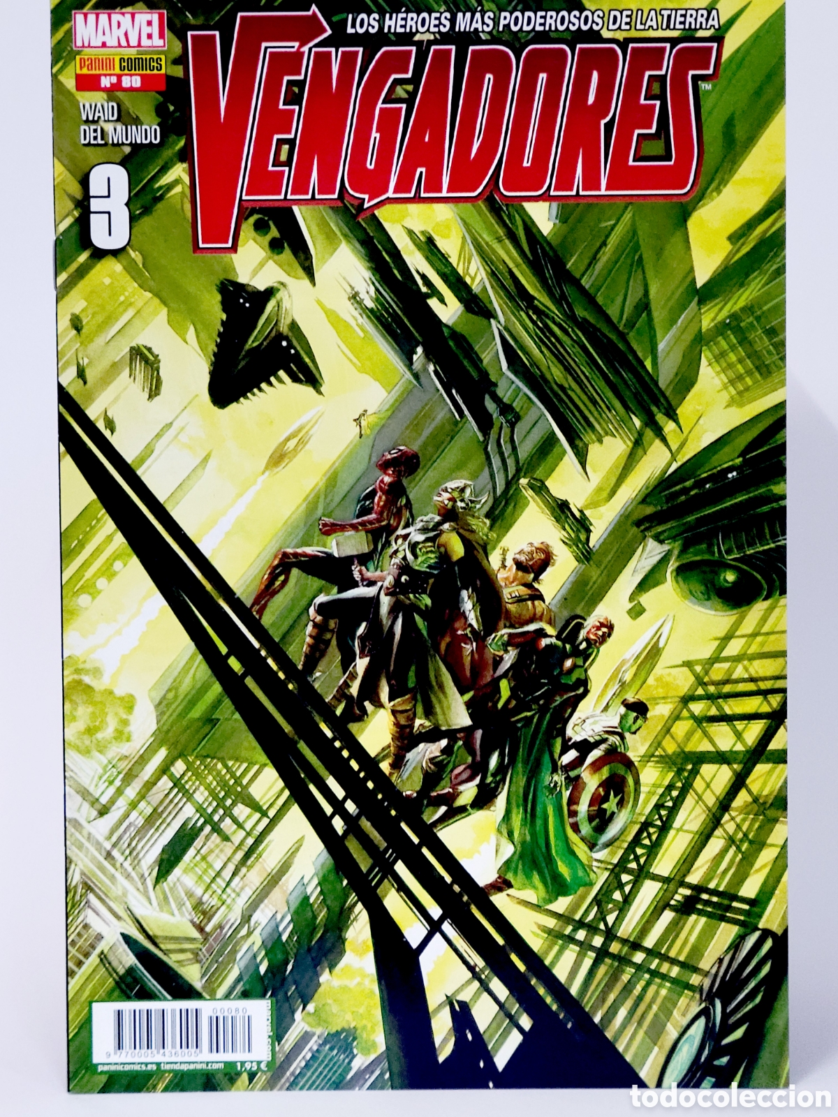 C&oacute;mics: C&Oacute;MIC LOS VENGADORES 80 PANINI MARVEL GRAPA DE KIOSCO - Foto 1