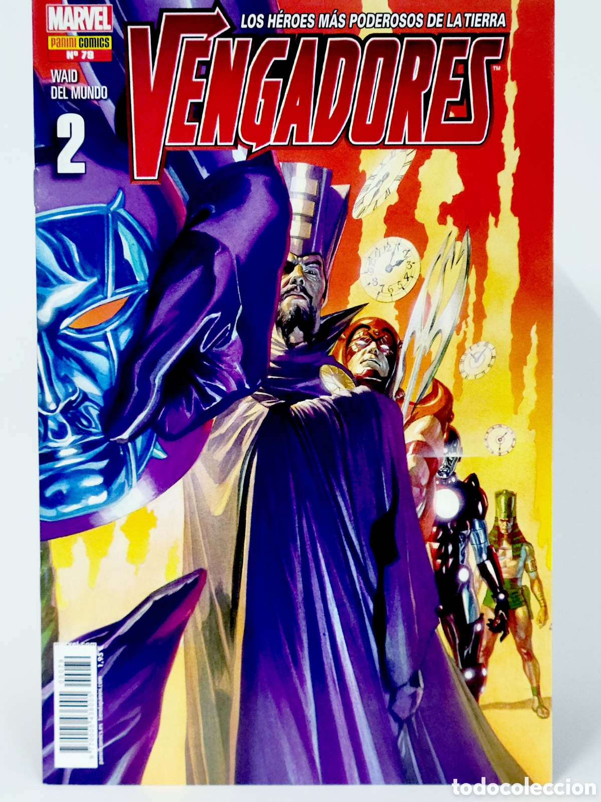 C&oacute;mics: C&Oacute;MIC LOS VENGADORES 79 PANINI MARVEL GRAPA DE KIOSCO - Foto 1