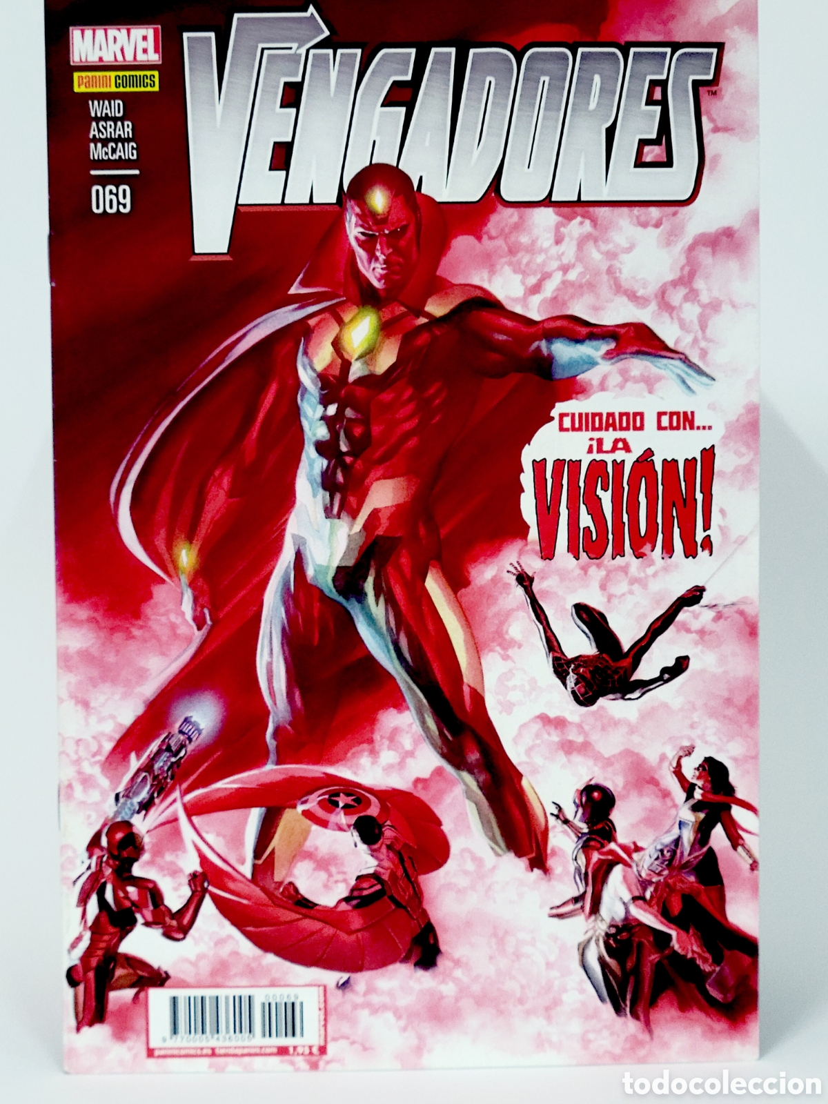 C&oacute;mics: C&Oacute;MIC LOS VENGADORES 69 PANINI MARVEL GRAPA DE KIOSCO - Foto 1