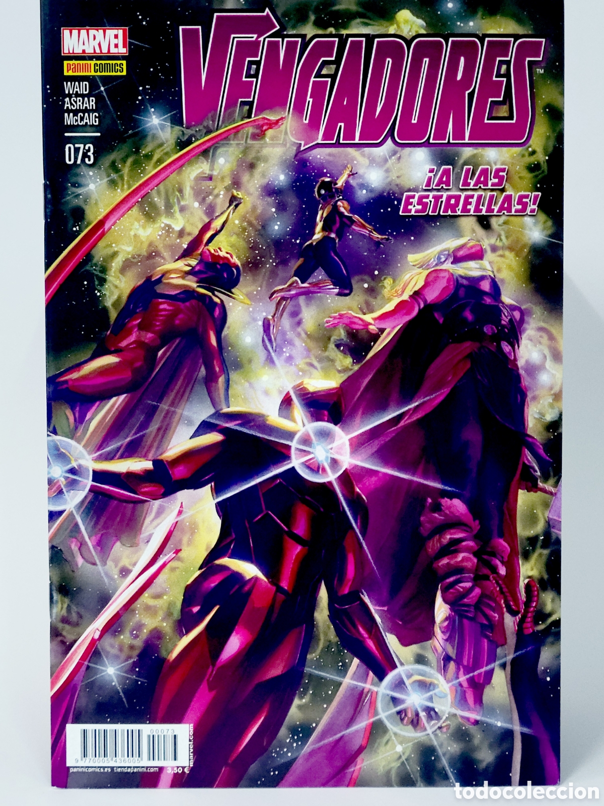 C&oacute;mics: C&Oacute;MIC LOS VENGADORES 73 PANINI MARVEL GRAPA DE KIOSCO - Foto 1
