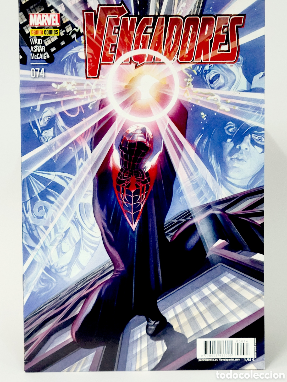 C&oacute;mics: C&Oacute;MIC LOS VENGADORES 74 PANINI MARVEL GRAPA DE KIOSCO - Foto 1