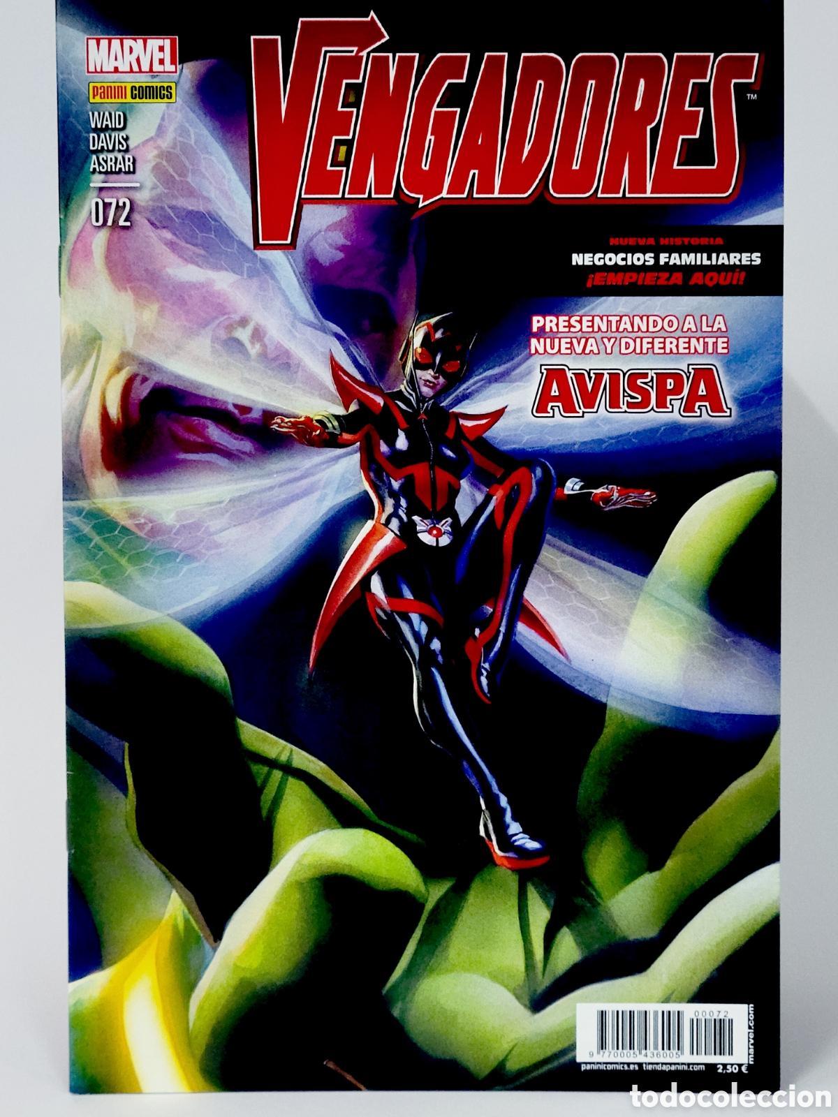 C&oacute;mics: C&Oacute;MIC LOS VENGADORES 72 PANINI MARVEL GRAPA DE KIOSCO - Foto 1