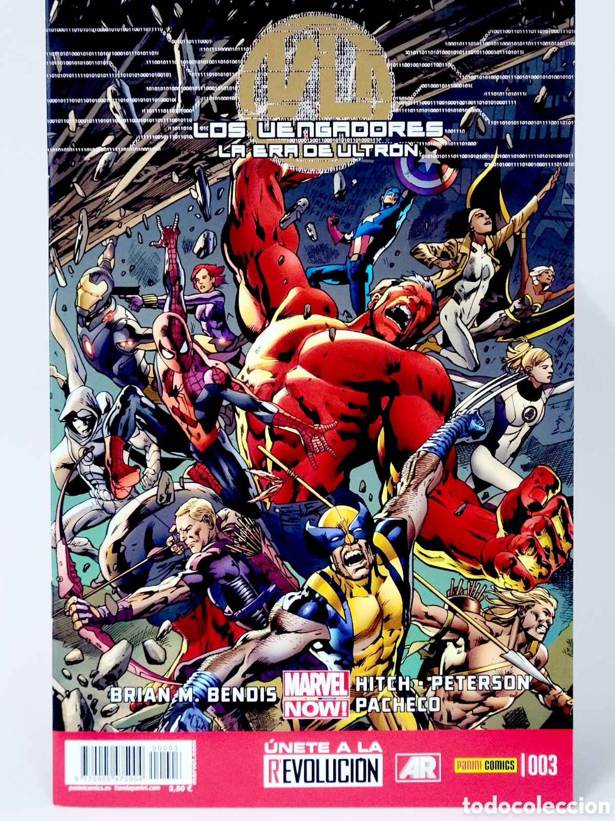 C&oacute;mics: C&Oacute;MIC LOS VENGADORES LA ERA DE ULTRON 3 PANINI MARVEL GRAPA DE KIOSCO - Foto 1