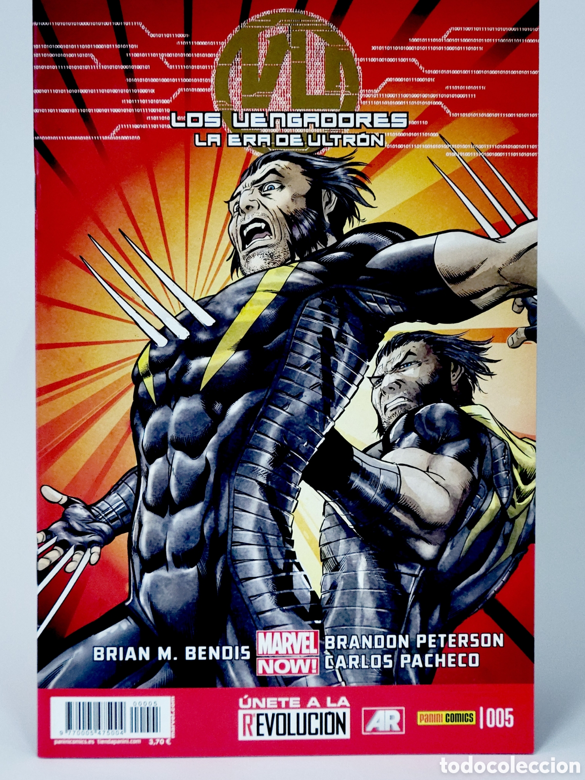 C&oacute;mics: C&Oacute;MIC LOS VENGADORES LA ERA DE ULTRON 5 PANINI MARVEL GRAPA DE KIOSCO - Foto 1