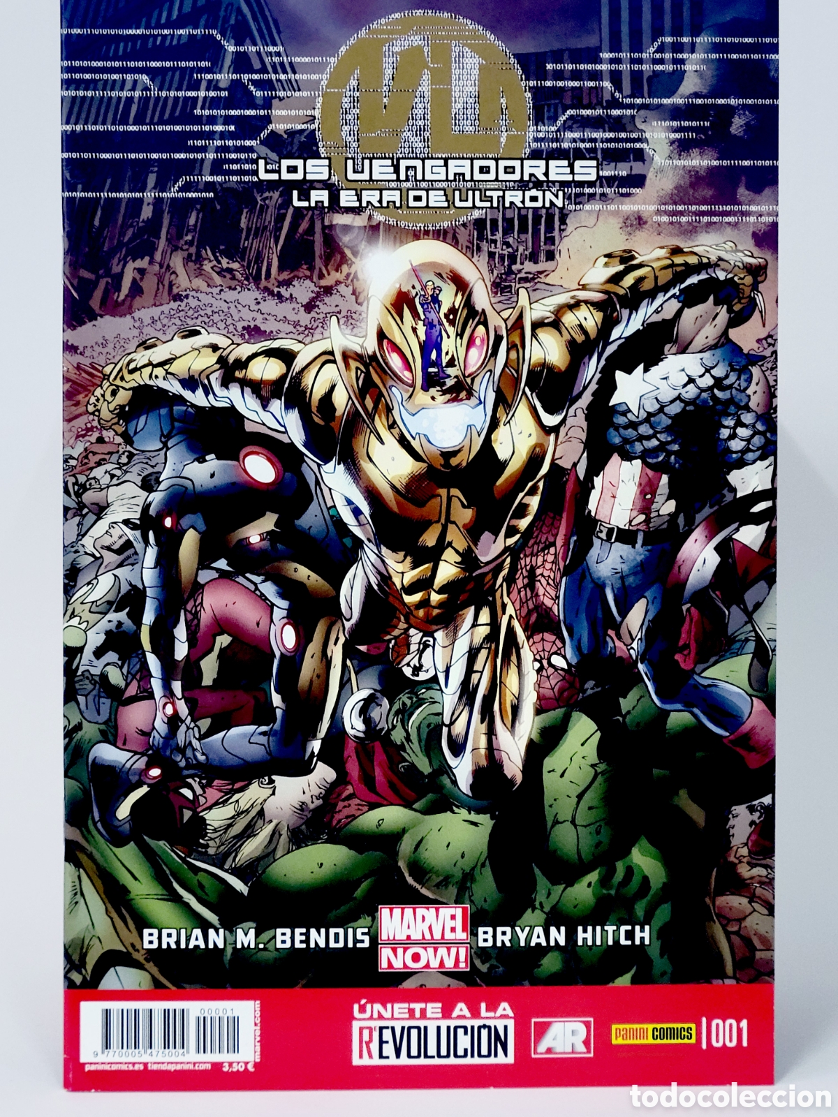 C&oacute;mics: C&Oacute;MIC LOS VENGADORES LA ERA DE ULTRON 1 PANINI MARVEL GRAPA DE KIOSCO - Foto 1