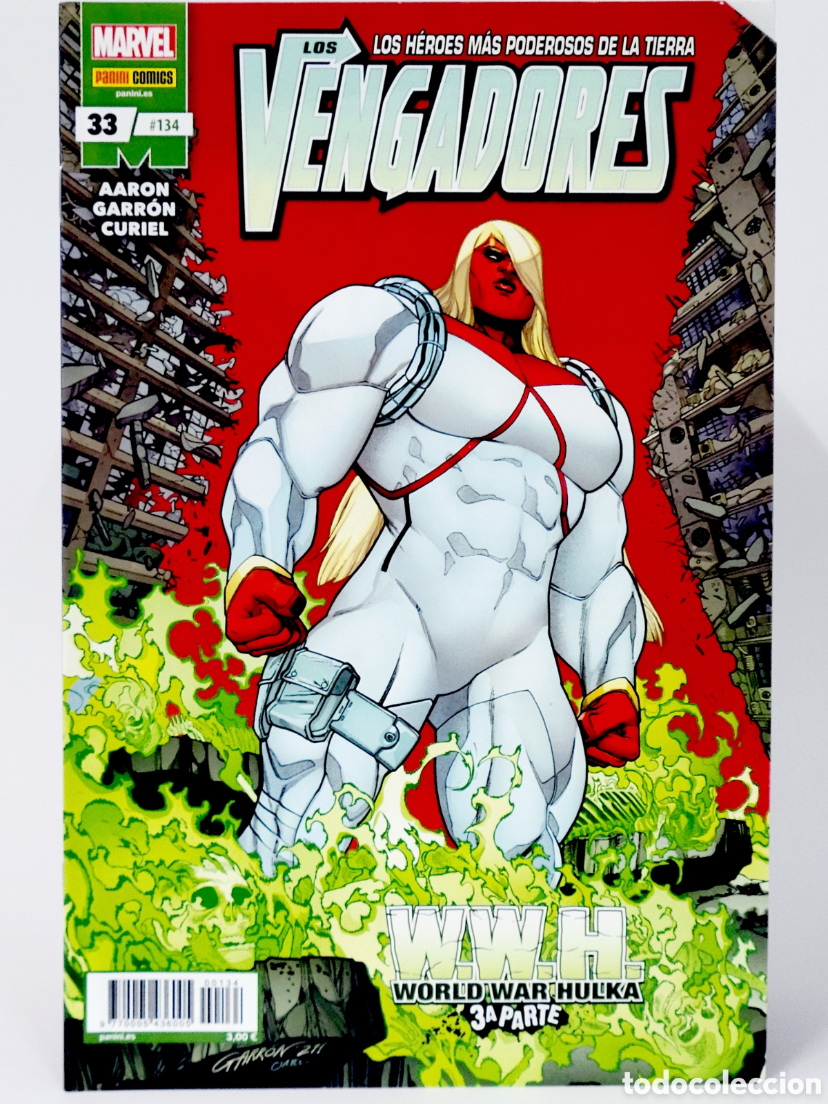 C&oacute;mics: C&Oacute;MIC LOS VENGADORES 134 PANINI MARVEL GRAPA DE KIOSCO - Foto 1