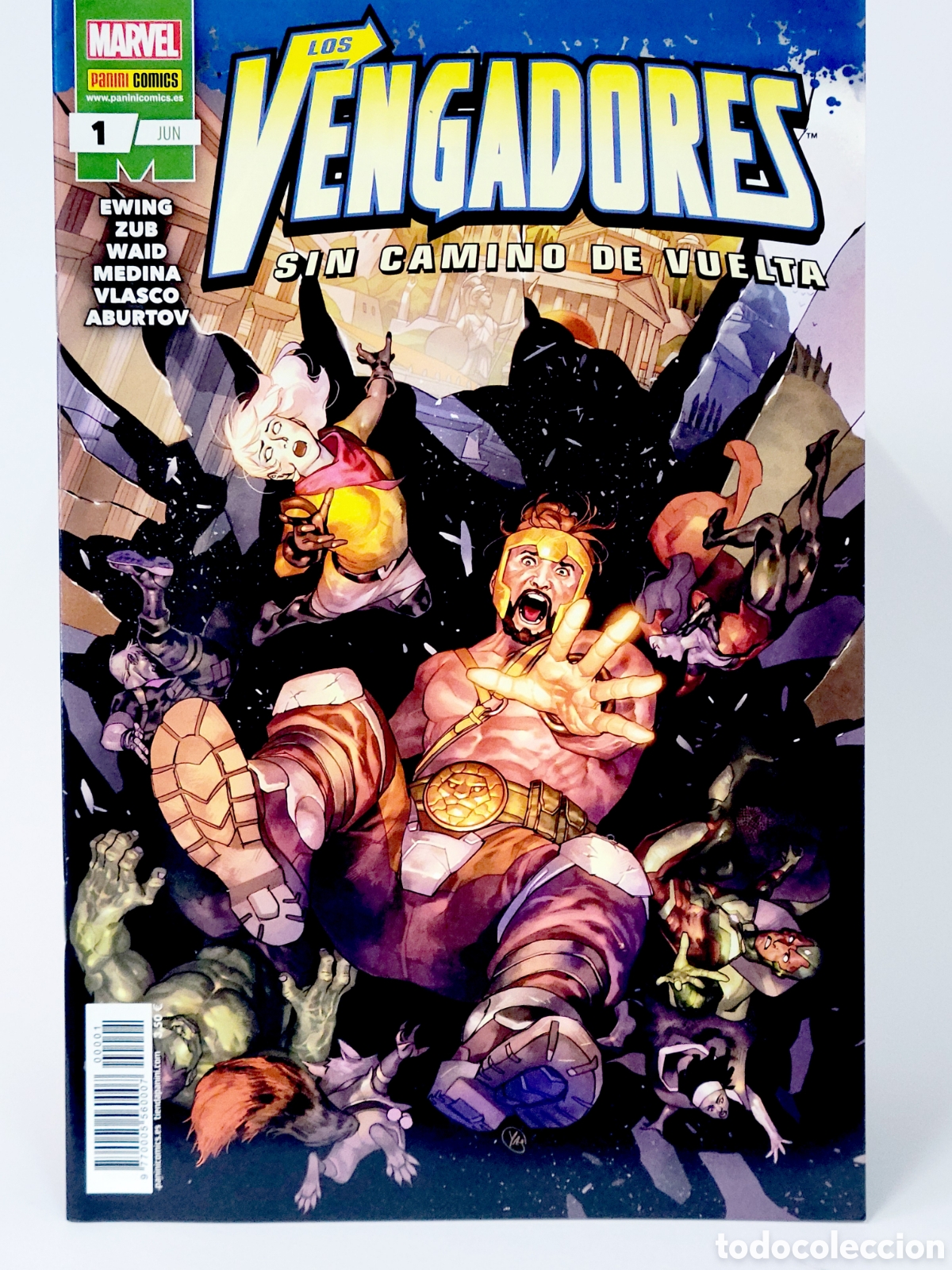 C&oacute;mics: C&Oacute;MIC LOS VENGADORES SIN CAMIN&Oacute; DE VUELTA 1 JUNIO 2019 PANINI MARVEL GRAPA DE KIOSCO