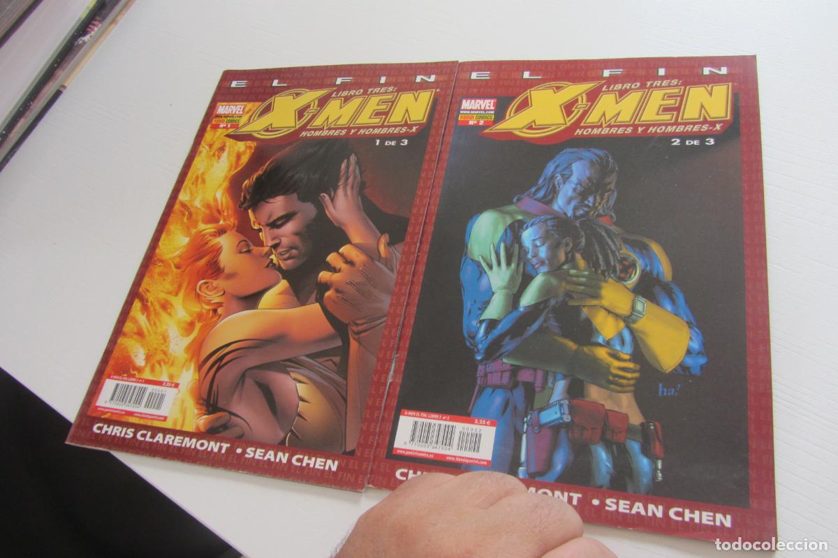 C&oacute;mics: X-MEN : EL FIN LIBRO TRES N&ordm; 1 Y 2 HOMBRES Y HOMBRES-X CHRIS CLAREMONT M PANINI BUEN ESTADO arx264