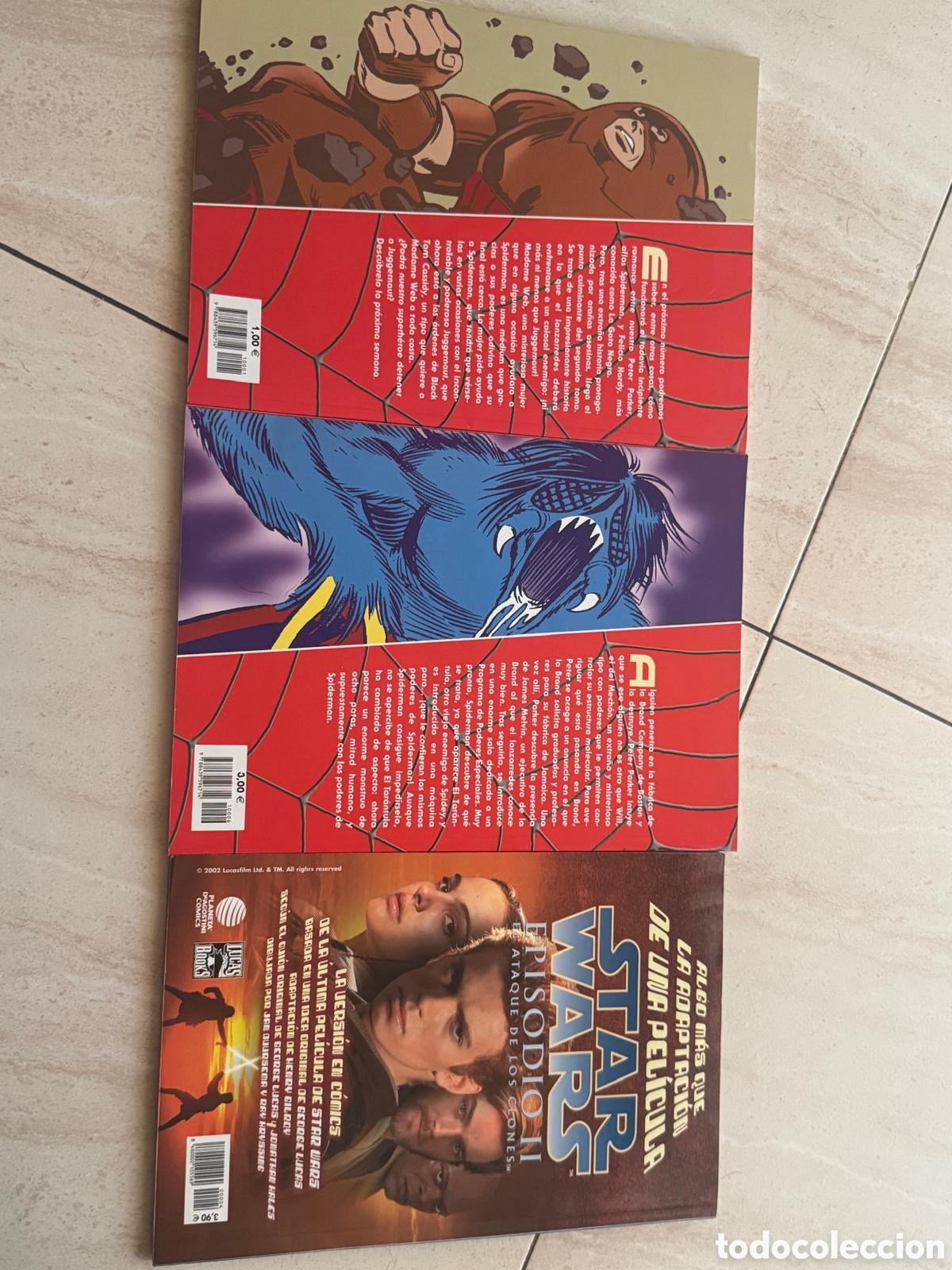 C&oacute;mics: Lote 3 c&oacute;mics Spiderman Marvel &ndash; N&ordm; 1, 4 y 6 &ndash; Planeta DeAgostini (2002) - Foto 2