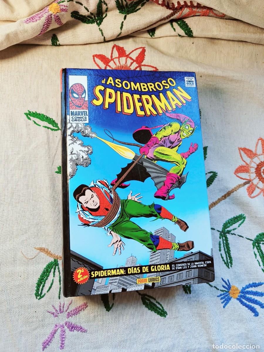 C&oacute;mics: El Asombroso Spiderman. D&iacute;as de Gloria. Marvel Gold 3. Stan Lee. Marvel Hero&eacute;s. Panini.