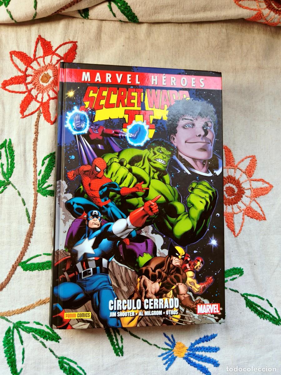 C&oacute;mics: Secret Wars II C&iacute;rculo cerrado. Marvel H&eacute;roes. Jim Shooter. Panini.