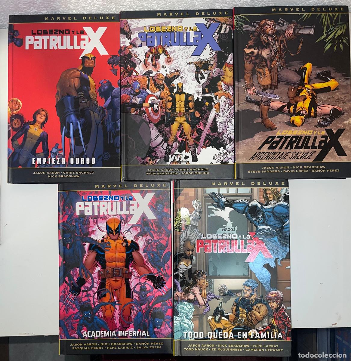 C&oacute;mics: Lobezno y la Patrulla-X de Jason Aaron colecci&oacute;n completa 5 tomos PANINI ESPA&Ntilde;A