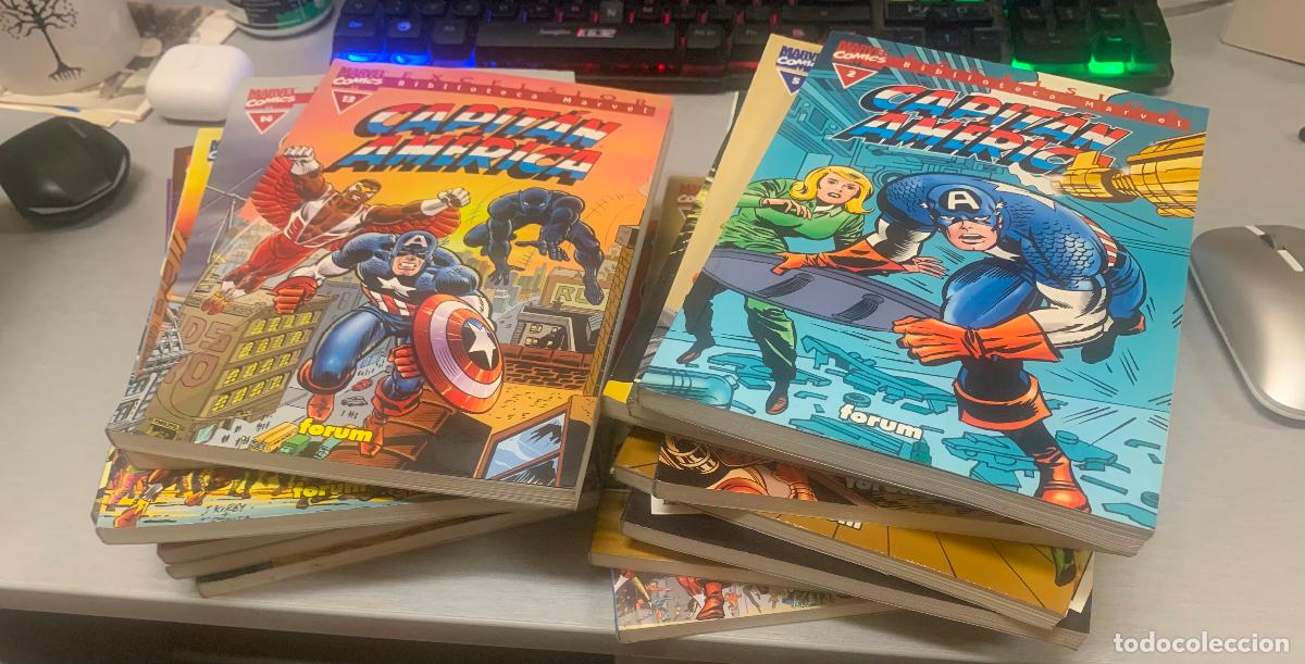 Comics: BIBLIOTECA MARVEL CAPIT&Aacute;N AM&Eacute;RICA / LOTE CON 19 N&Uacute;MEROS (DE UN TOTAL DE 21) / MARVEL - PANINI