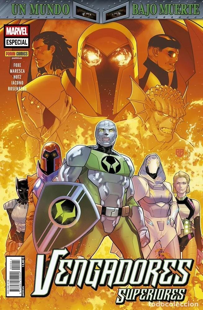 C&oacute;mics: Un mundo bajo Muerte: Vengadores Superiores. TOMO PANINI.