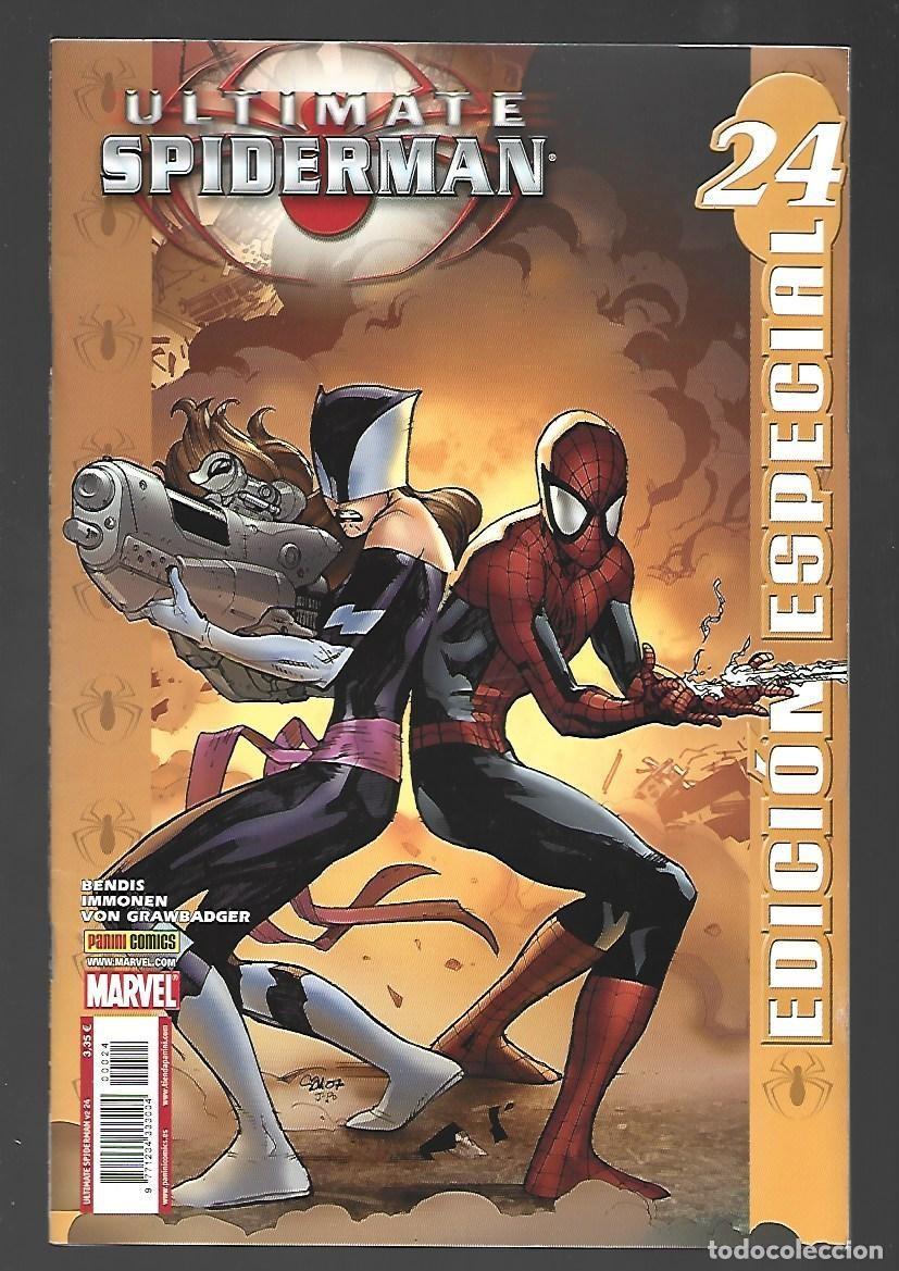 C&oacute;mics: Ultimate Spiderman, 24, 2008, Panini, edici&oacute;n especial, muy buen estado