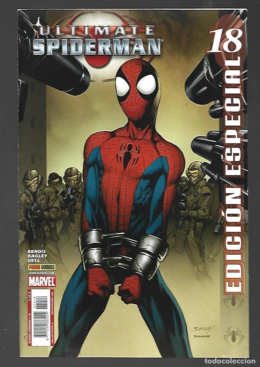 C&oacute;mics: Ultimate Spiderman, 18, 2007, Panini, edici&oacute;n especial, muy buen estado