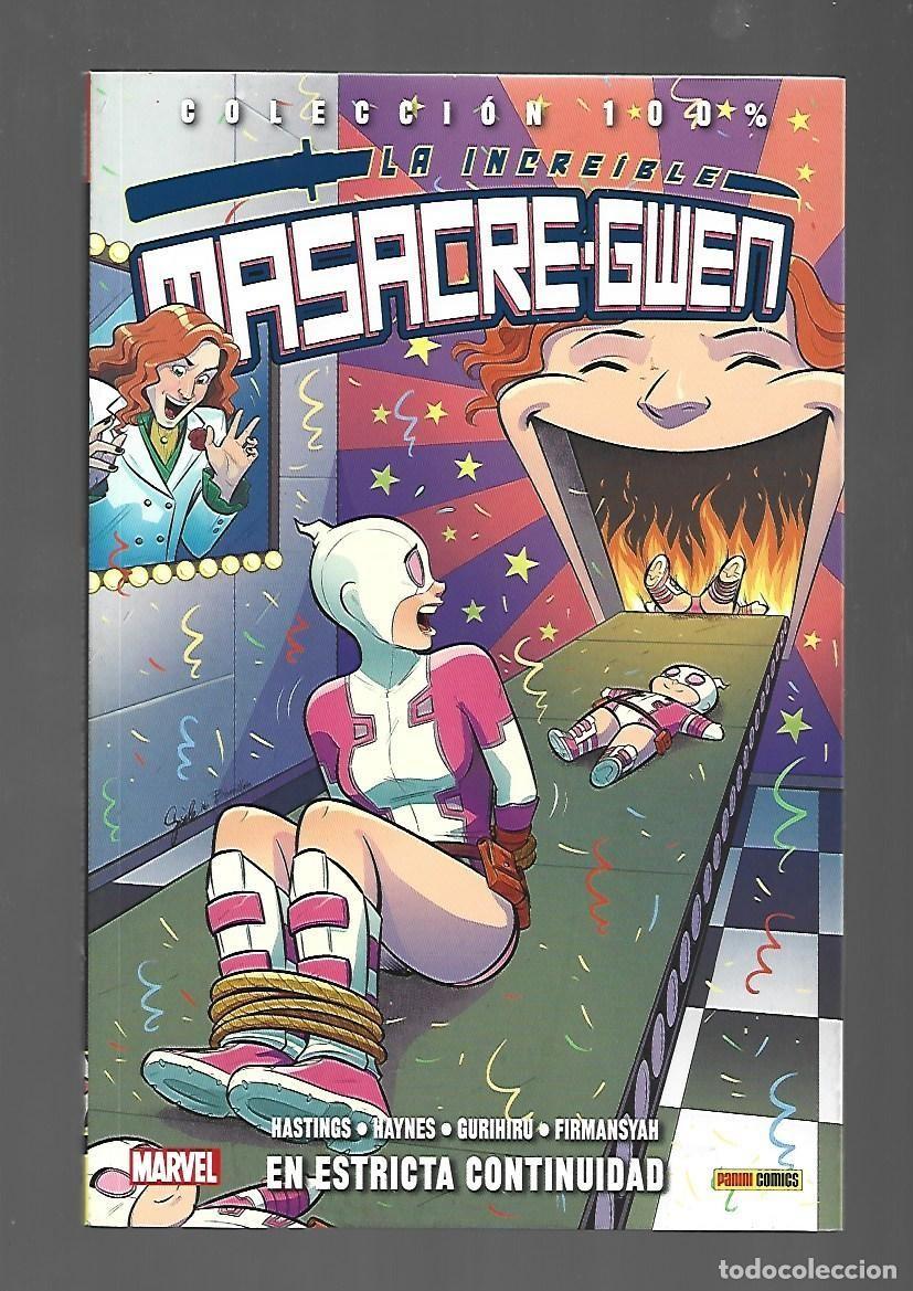 C&oacute;mics: La increible Masacre-Gwen, 3: en estricta continuidad, 2018, Panini, muy buene stado
