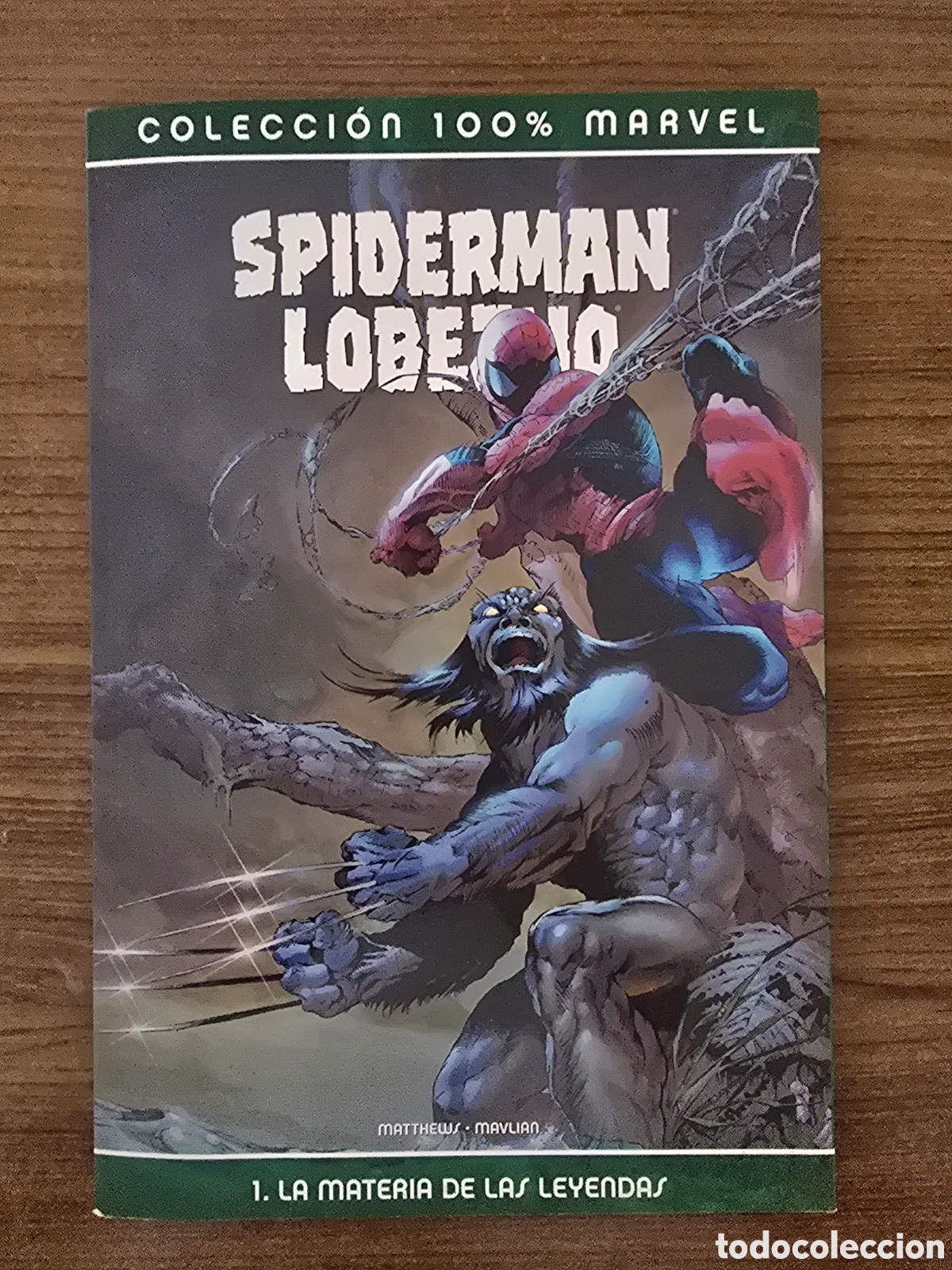 C&oacute;mics: COLECCION 100% MARVEL,SPIDERMAN LOBEZNO,1 LA MATERIA DE LAS LEYENDAS,(PANINI COMICS-MARVEL)