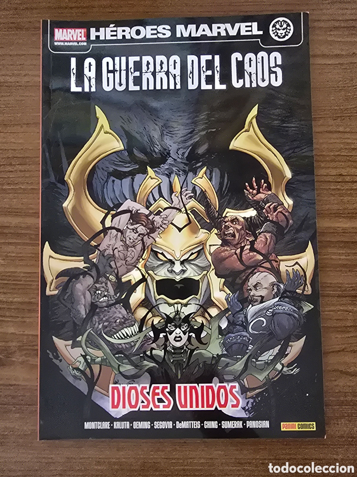 C&oacute;mics: LA GUERRA DEL CAOS, DIOSES UNIDOS,HEROES MARVEL,(PANINI COMICS-MARVEL)