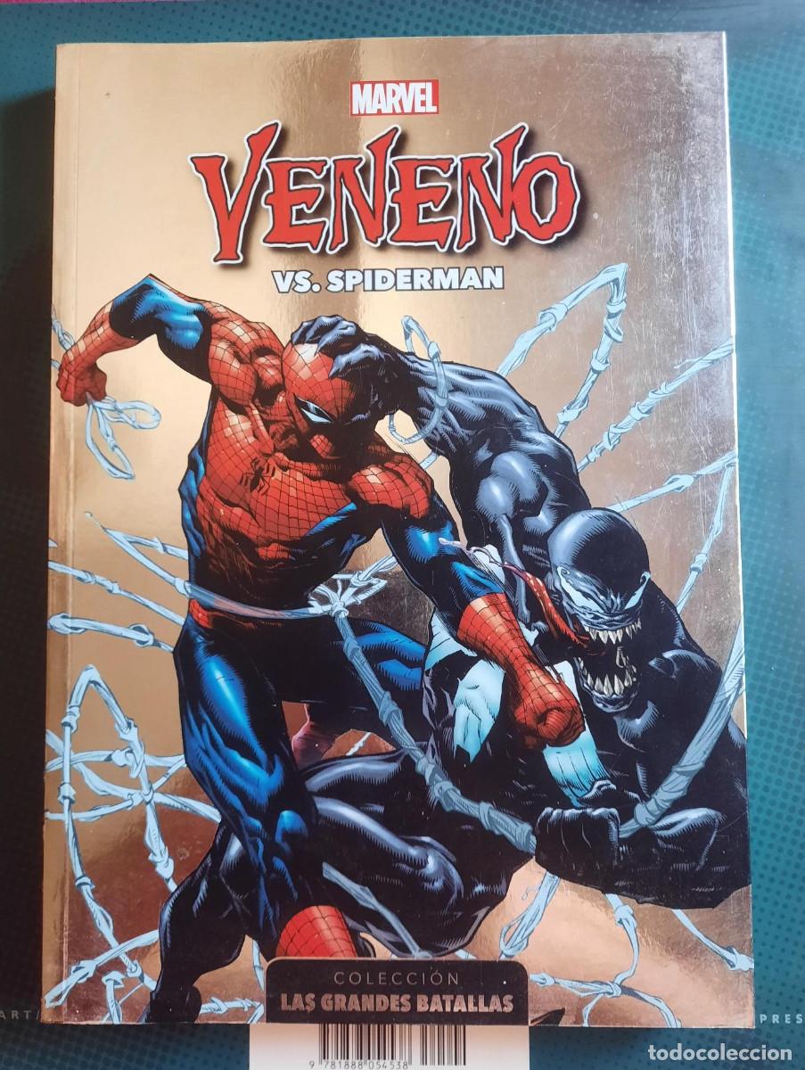 C&oacute;mics: Veneno vs. Spiderman (Micheline, McFarlane, Larsen, Bagley) Grandes batallas 7 Panini Marvel