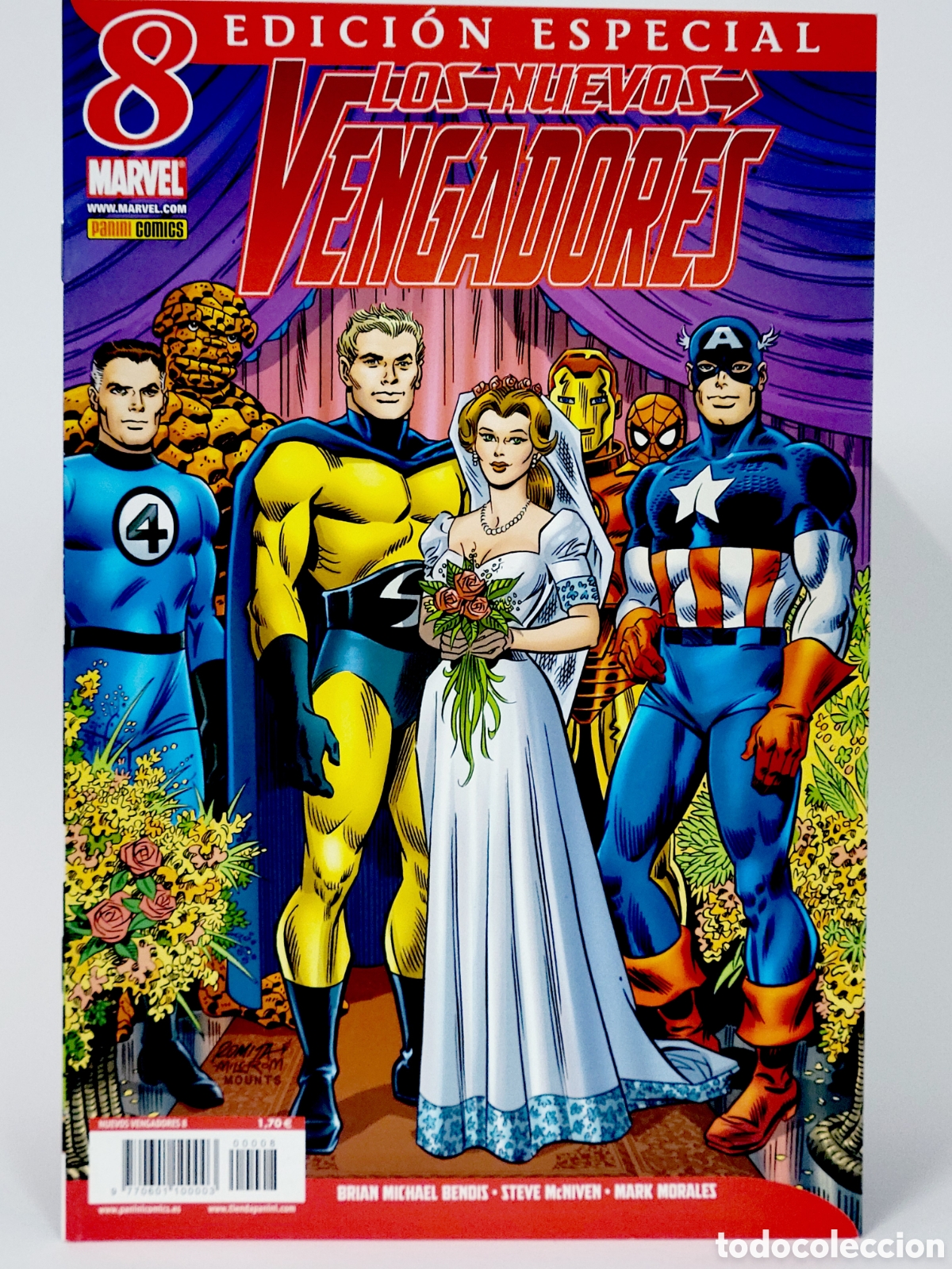 C&oacute;mics: C&Oacute;MIC LOS NUEVOS VENGADORES 8 VOL.1 EDICION ESPECIAL PANINI MARVEL VOLUMEN GRAPA DE KIOSCO