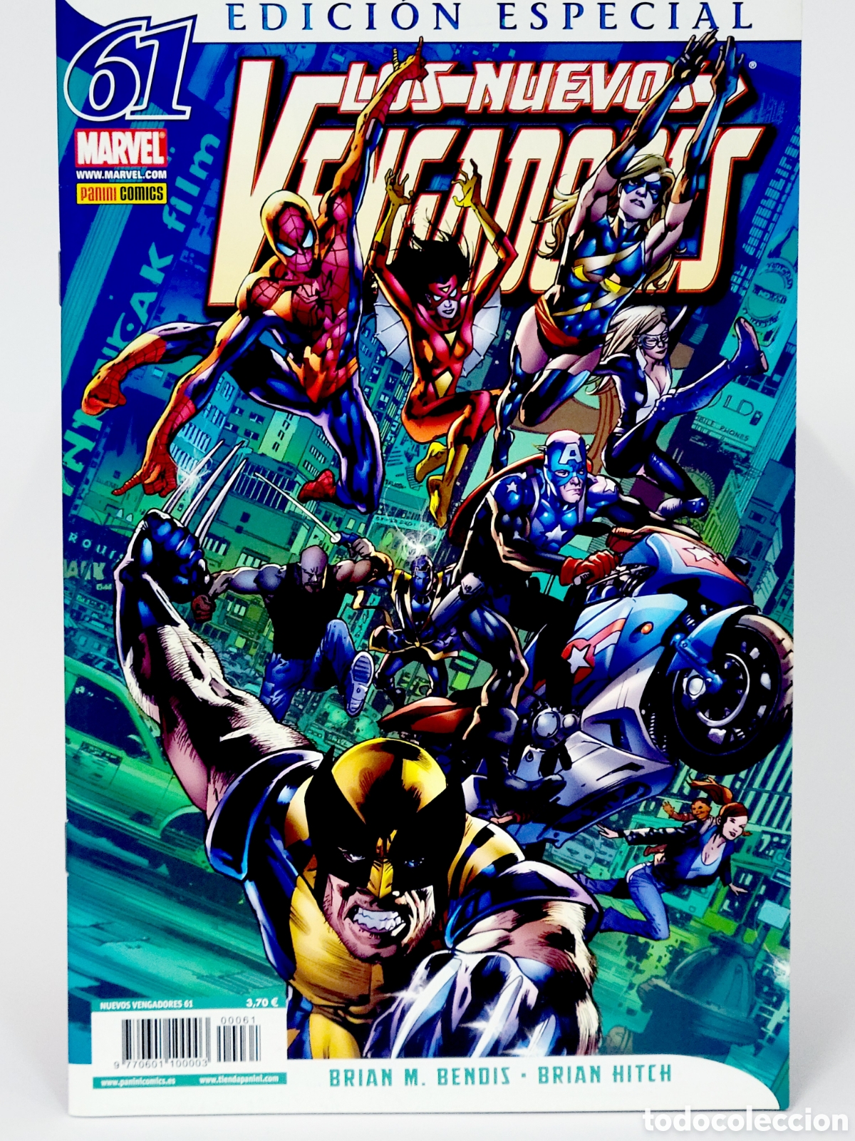 C&oacute;mics: C&Oacute;MIC LOS NUEVOS VENGADORES 61 VOL.1 EDICION ESPECIAL PANINI MARVEL VOLUMEN GRAPA DE KIOSCO