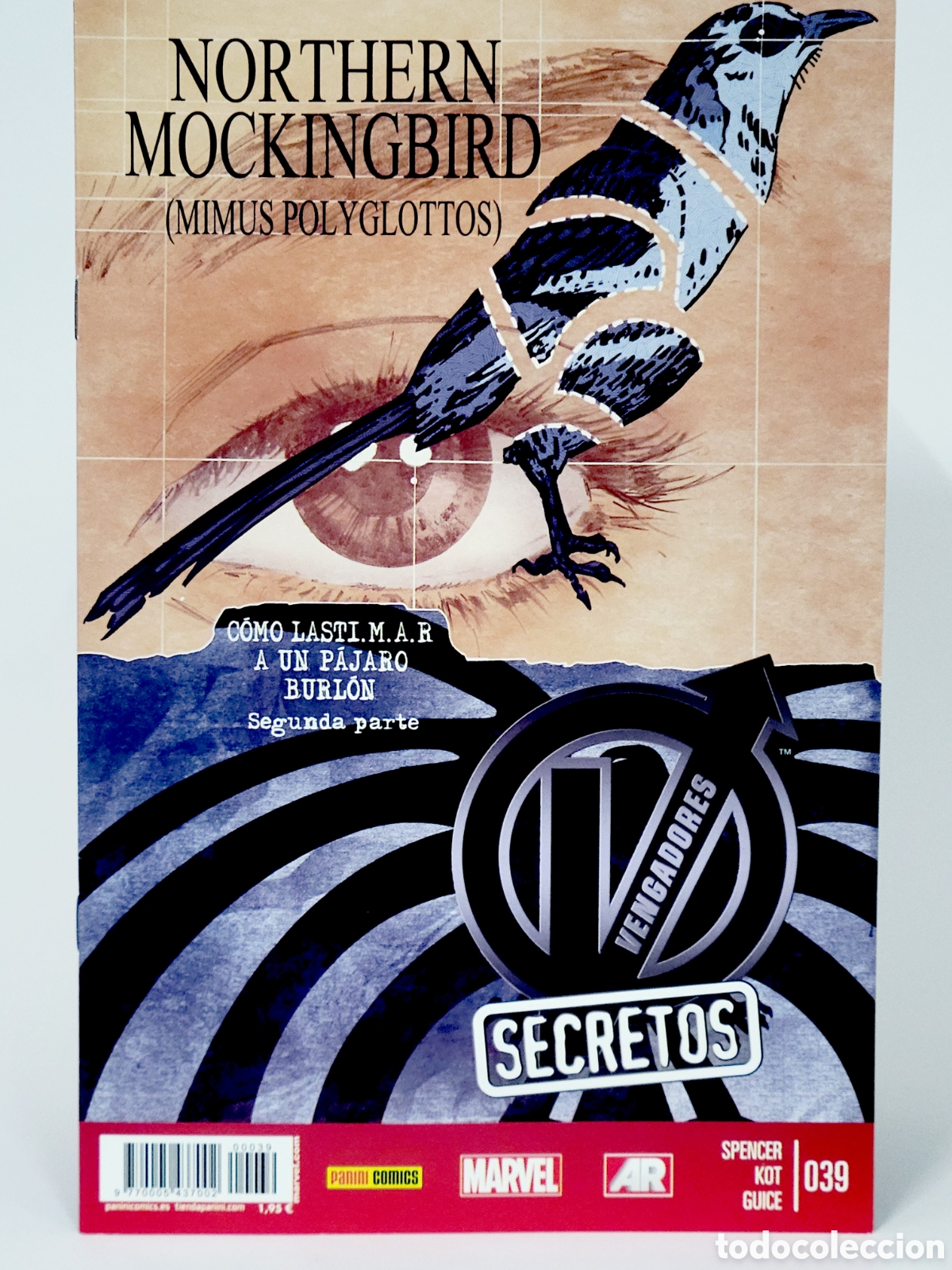 C&oacute;mics: C&Oacute;MIC VENGADORES SECRETOS 39 COMO LASTIMAR A UN P&Aacute;JARO BURLON PANINI MARVEL GRAPA DE KIOSCO