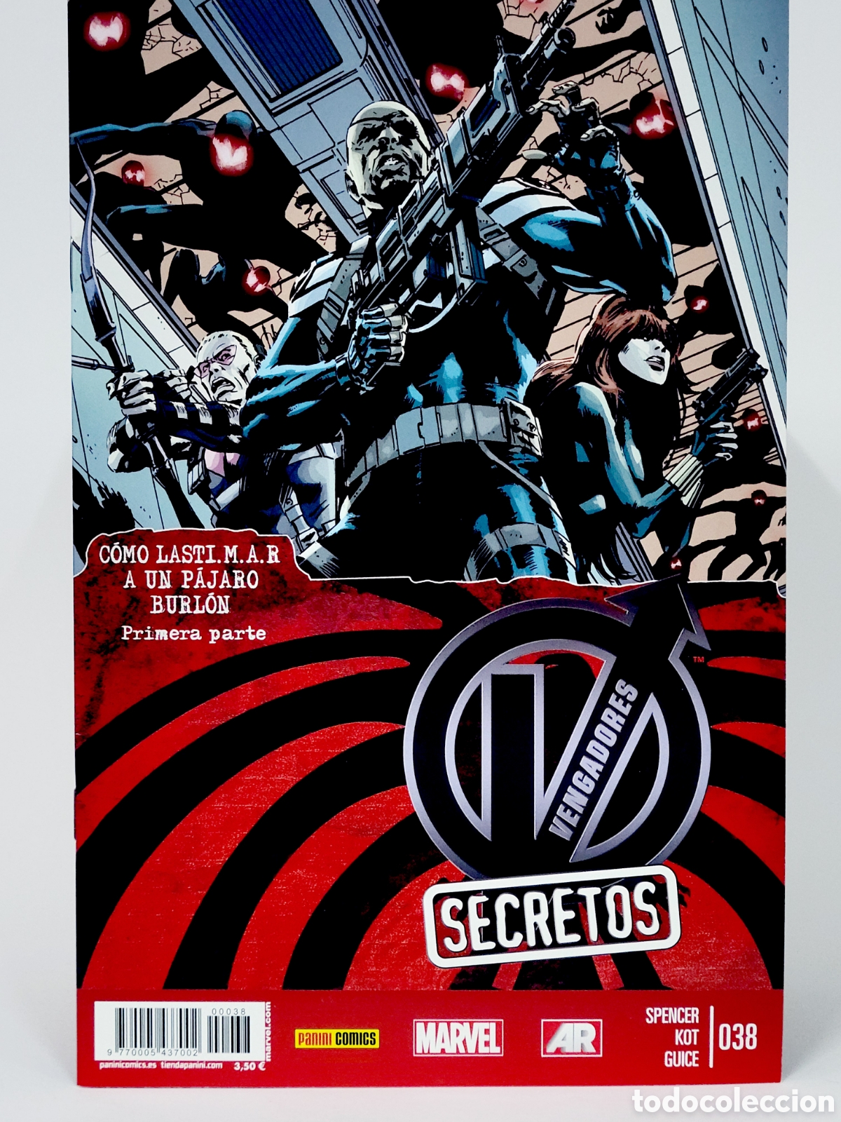C&oacute;mics: C&Oacute;MIC VENGADORES SECRETOS 38 COMO LASTIMAR A UN P&Aacute;JARO BURLON PANINI MARVEL GRAPA DE KIOSCO