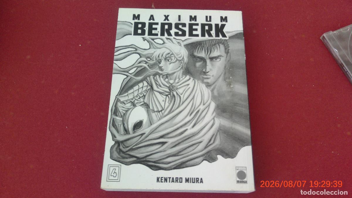 C&oacute;mics: MAXIMUM BERSERK 4 - KENTARO MIURA PANINI MANGA