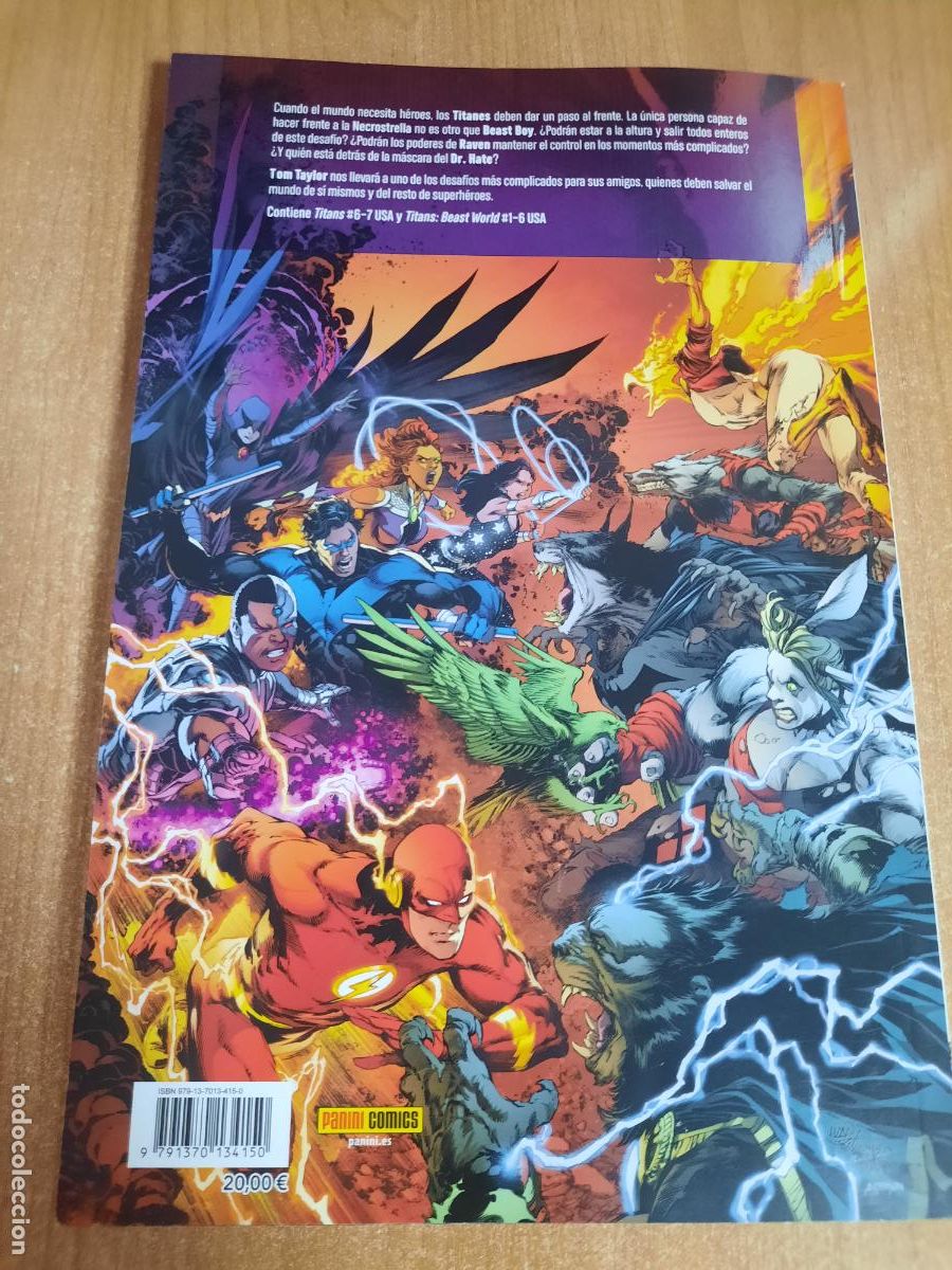 C&oacute;mics: TITANES BEAST WORLD N&ordm; 2 - ED. PANINI - Foto 4