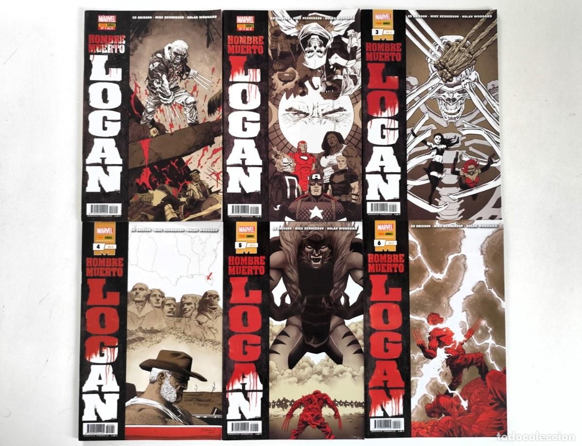 C&oacute;mics: HOMBRE MUERTO LOGAN # 1-6 COMPLETA (Ed Brisson, Mike Henderson) ~ MARVEL/PANINI (2019)