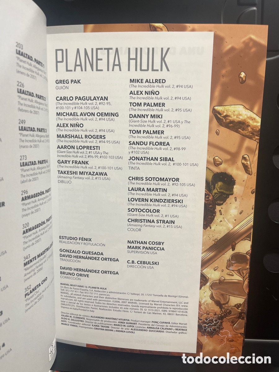 C&oacute;mics: MARVEL MUST HAVE N.12 PLANETA HULK ( 2020/&hellip; ) - Foto 3