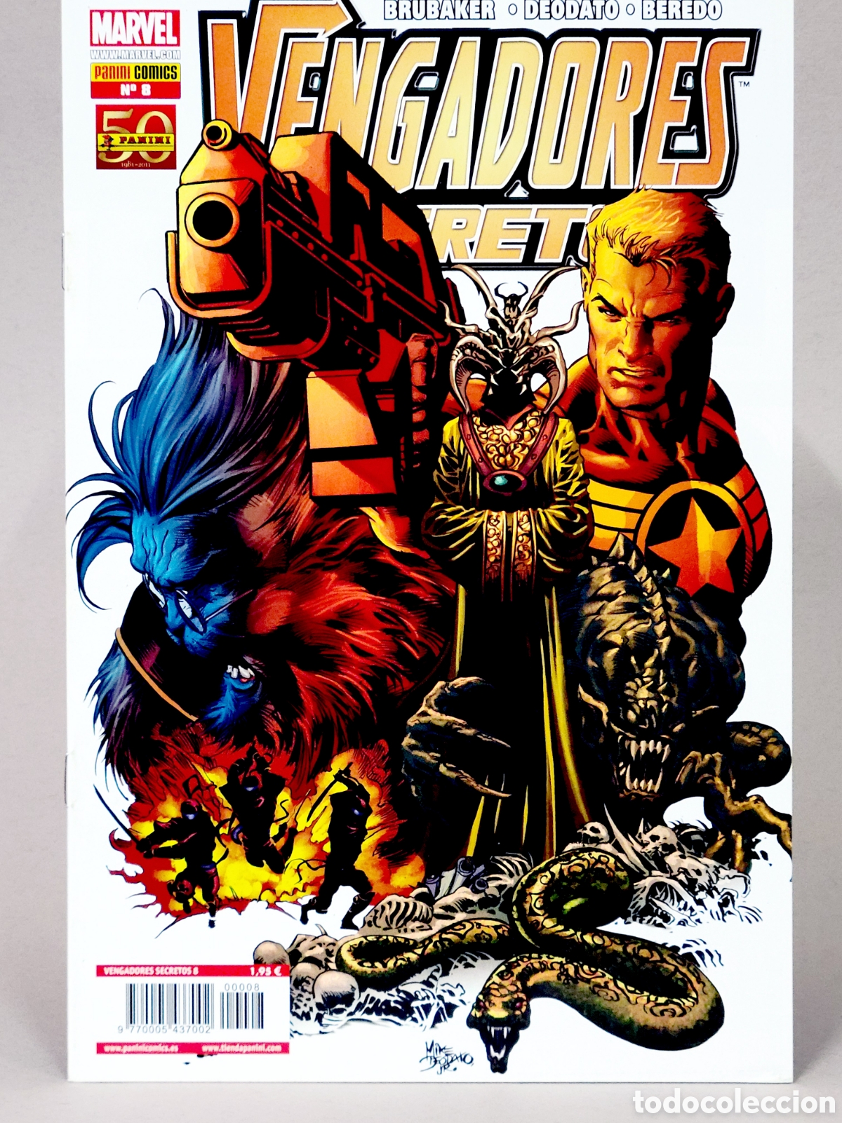 C&oacute;mics: C&Oacute;MIC VENGADORES SECRETOS 8 PANINI MARVEL GRAPA DE KIOSCO